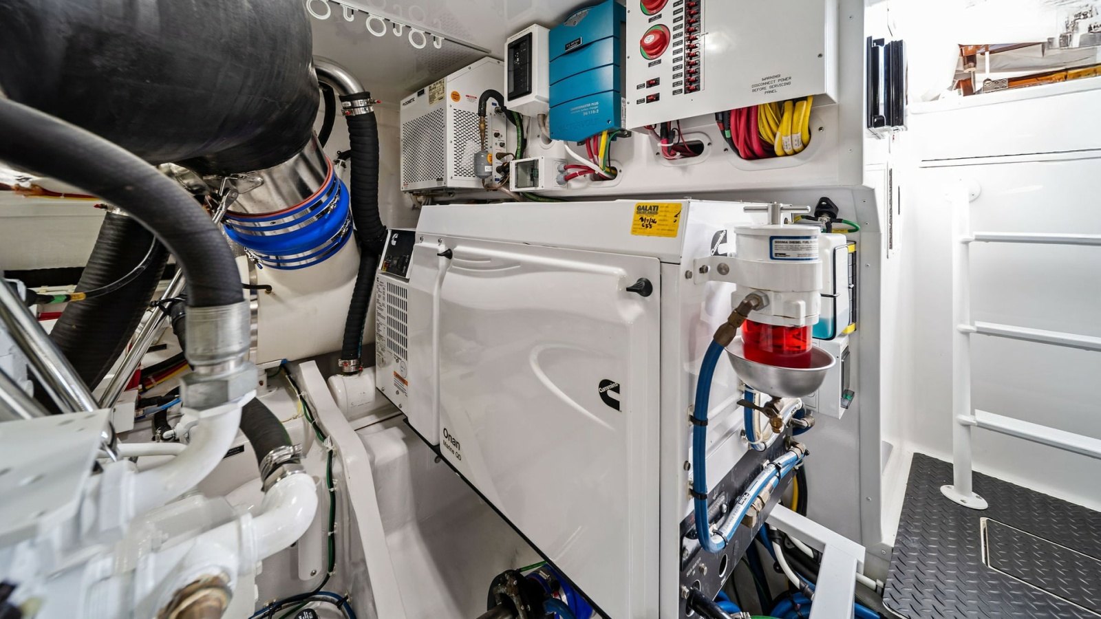 Engine Room with Generator System
