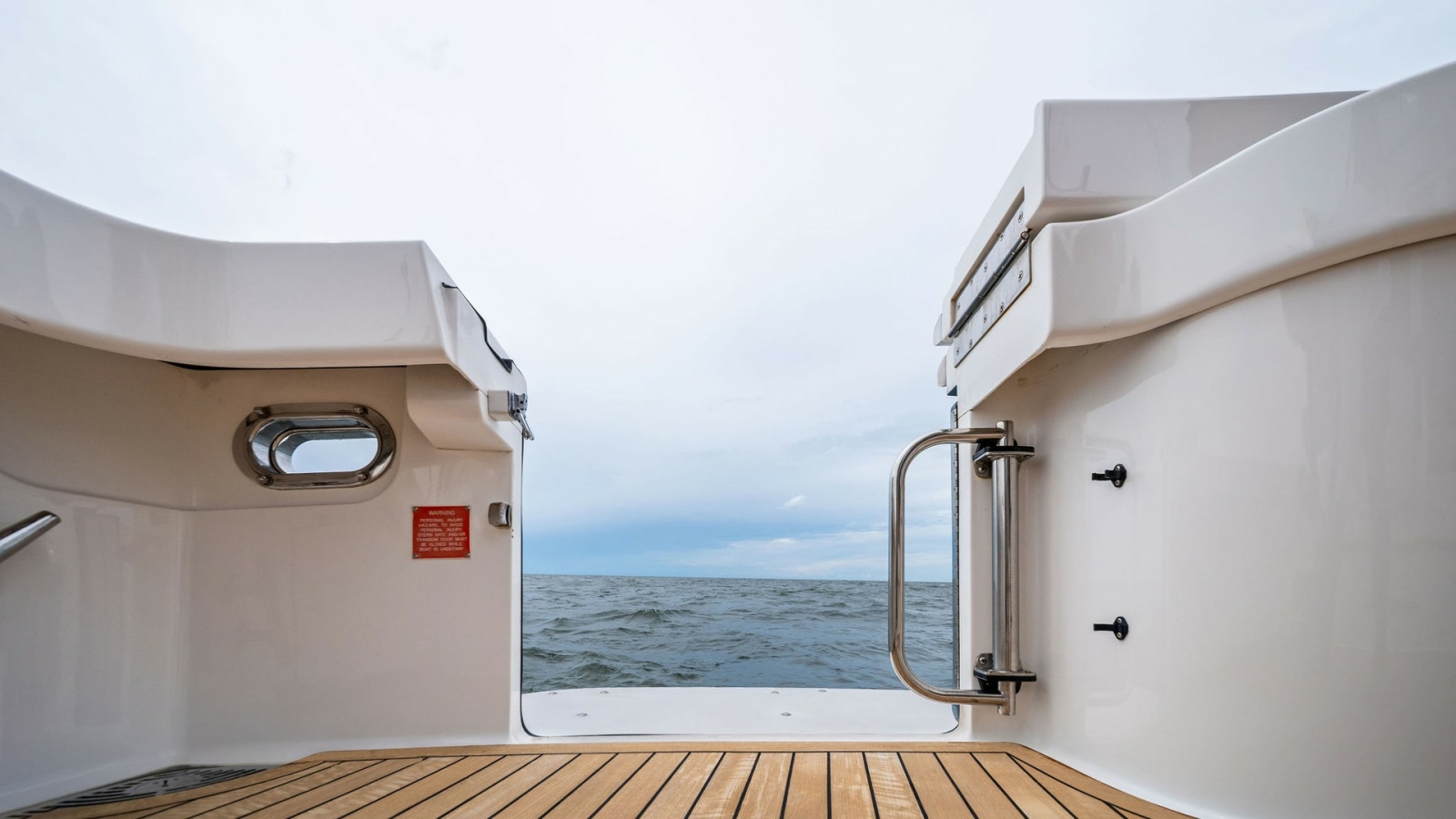 Stern View with Teak Decking