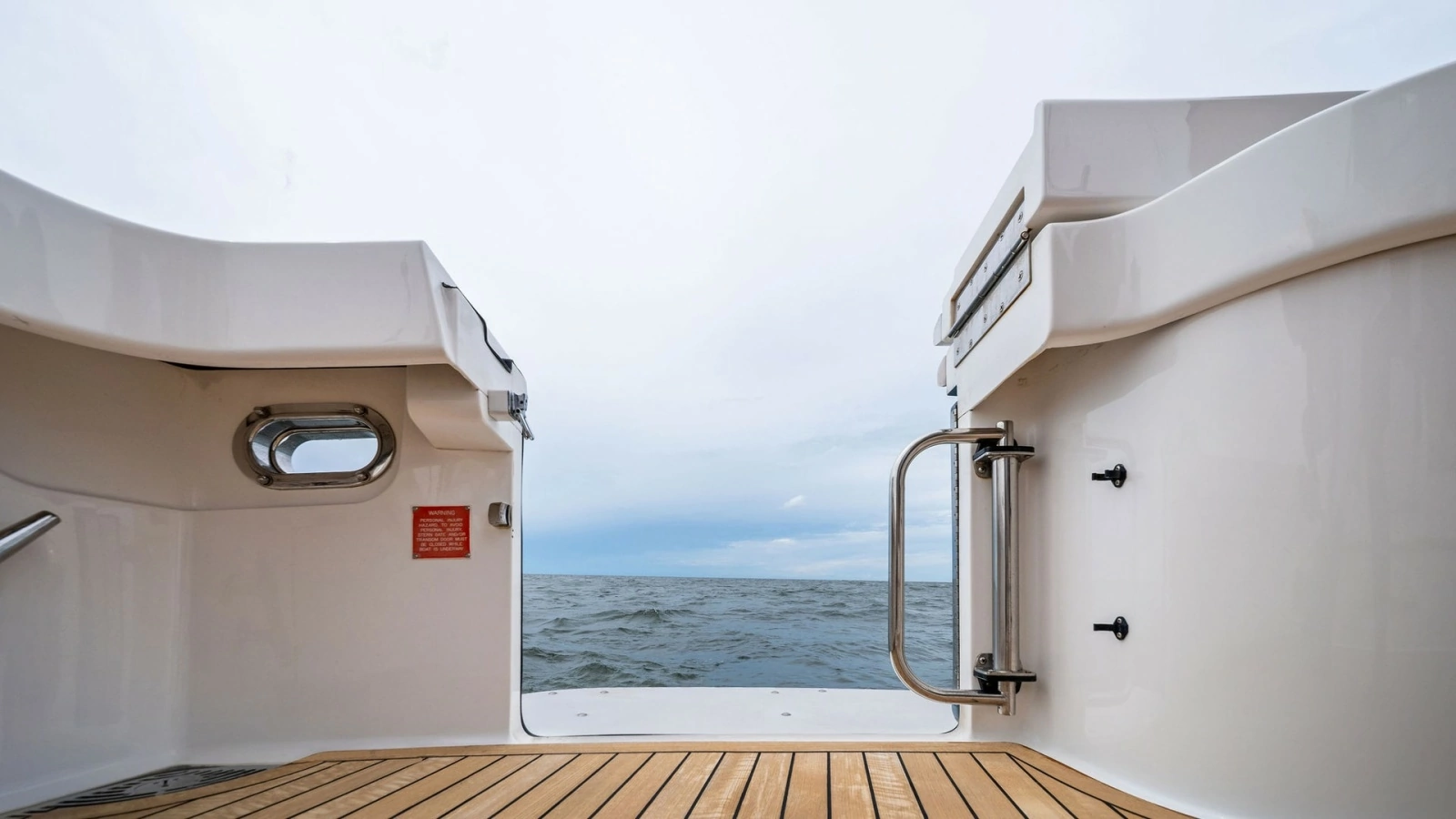 Stern View with Teak Decking