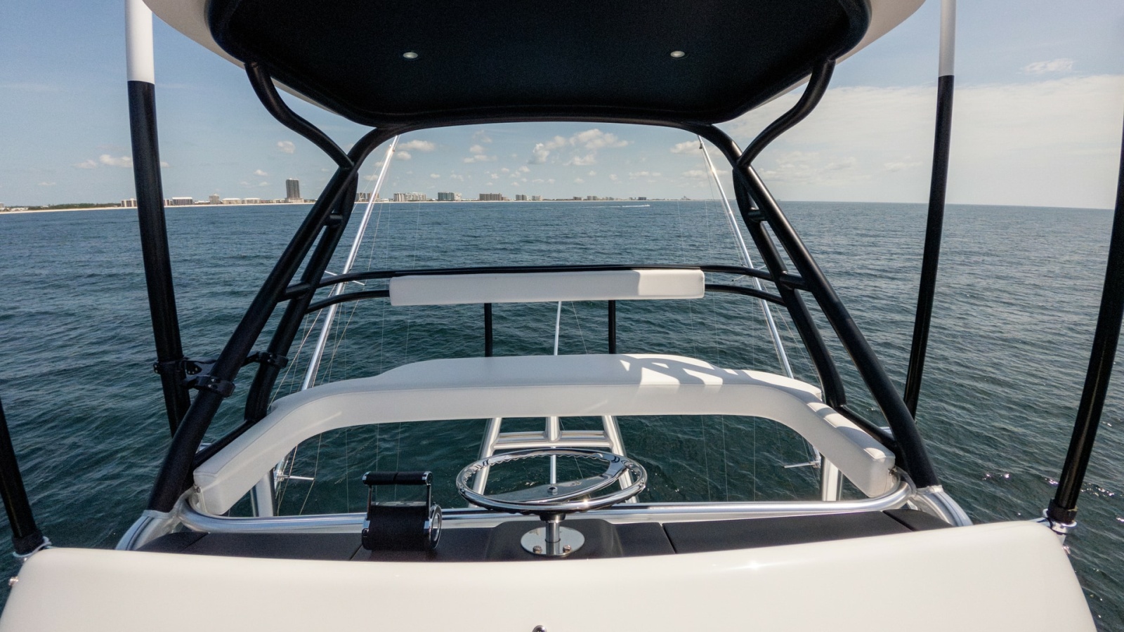 Flybridge Helm Station View