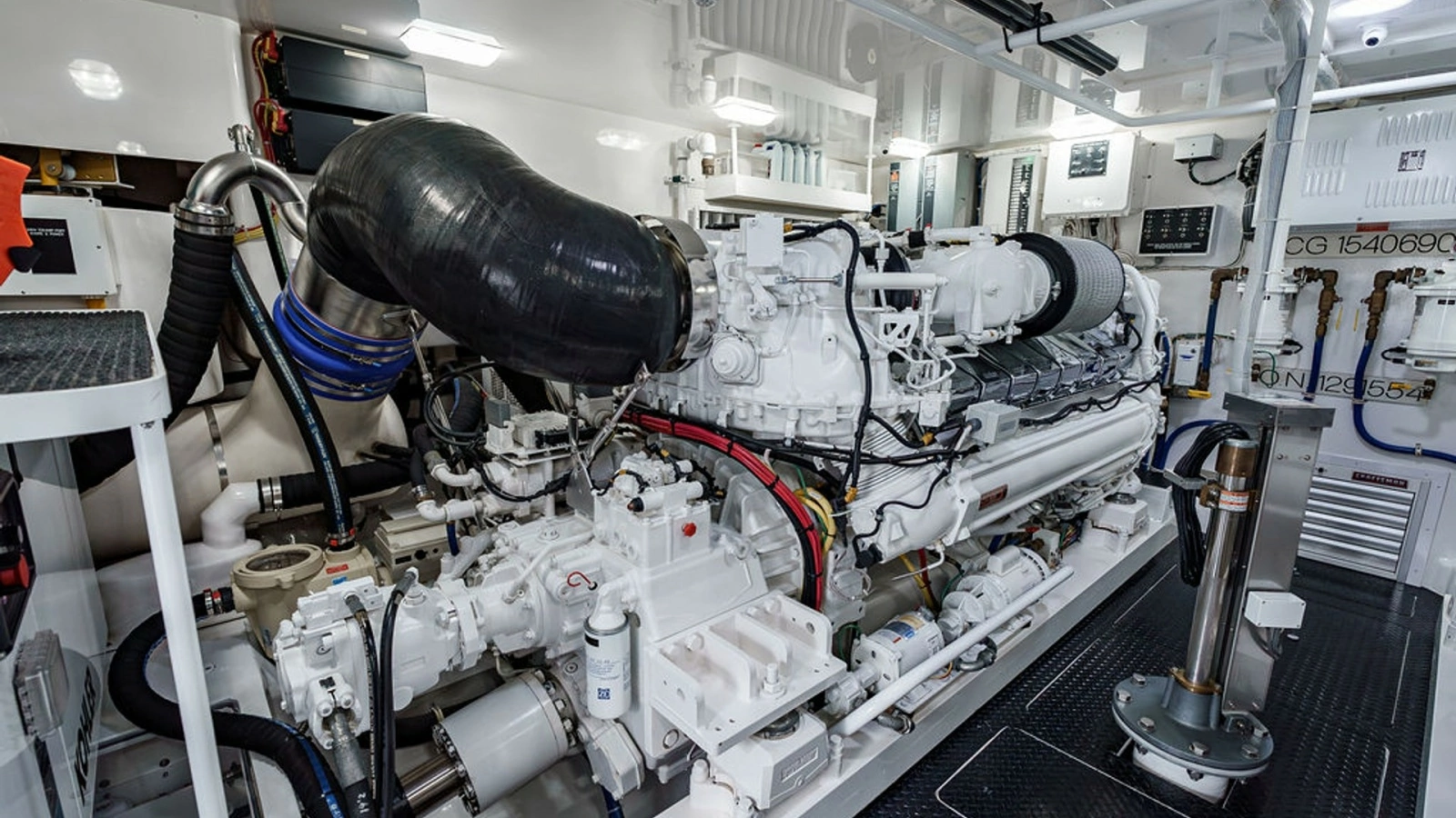 Engine Room with Twin Engines
