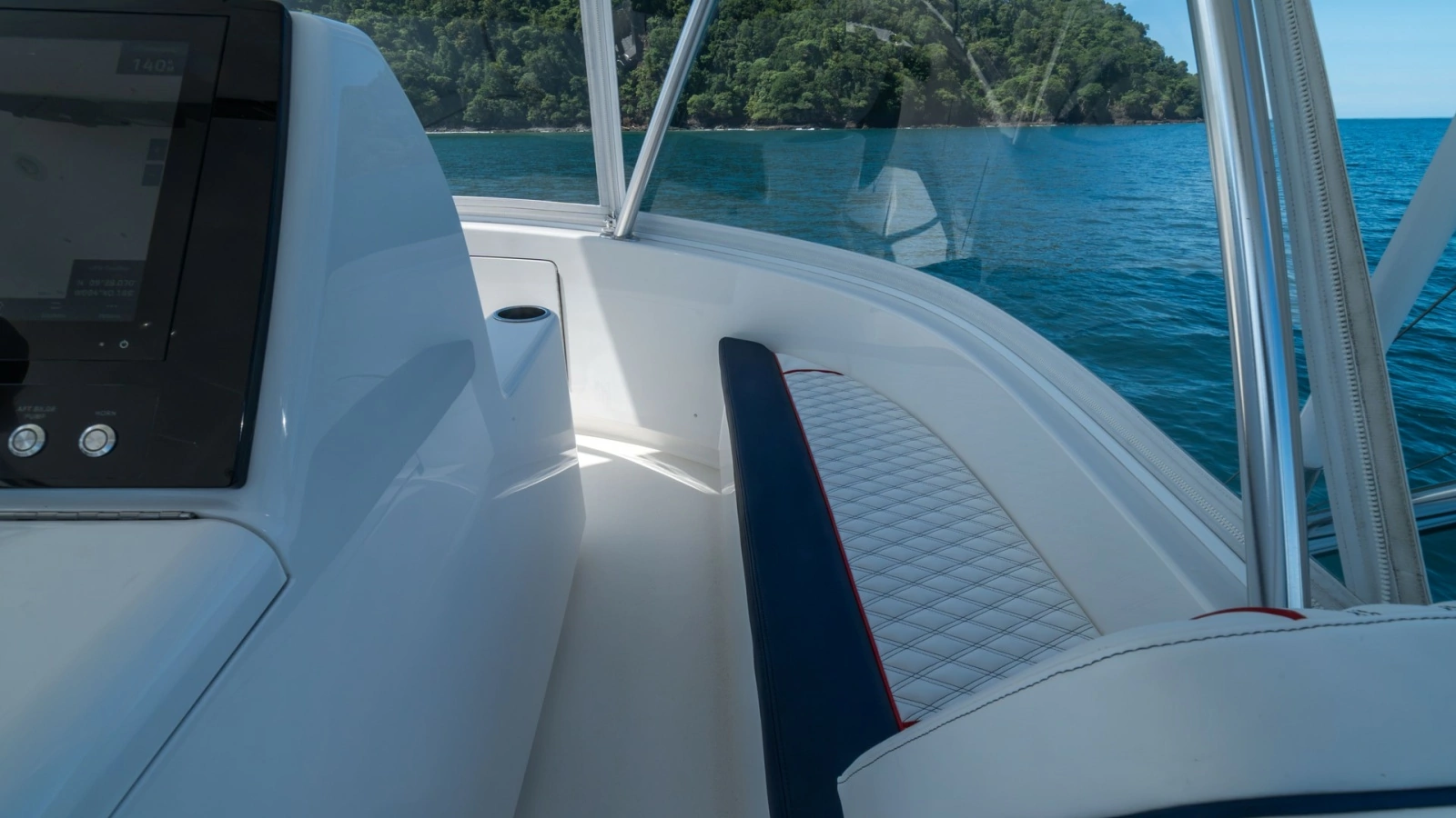 Helm Seating Area with Ocean View