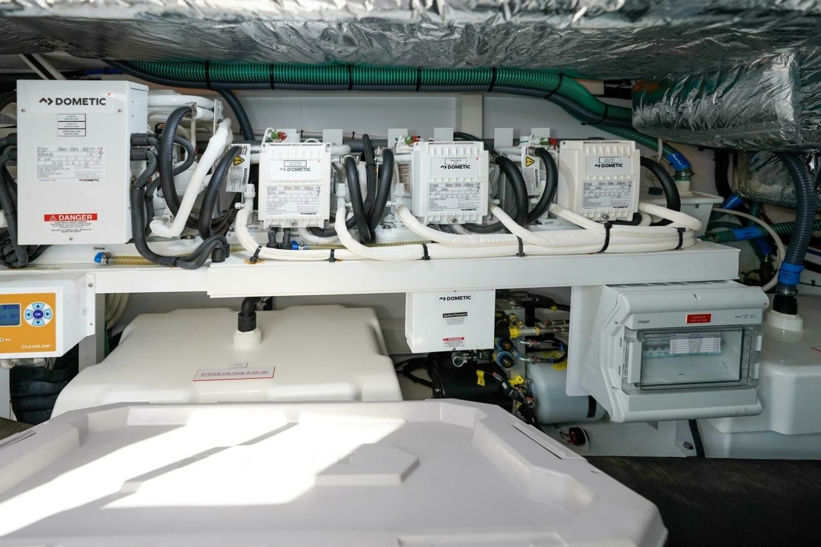 2021 Princess F50- MAKING TIME- Engine room