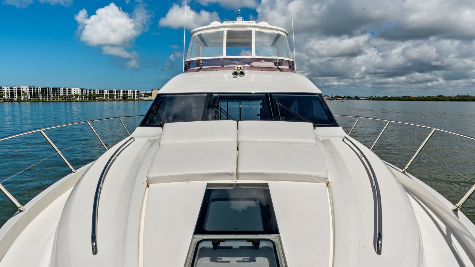 Bow View with Flybridge