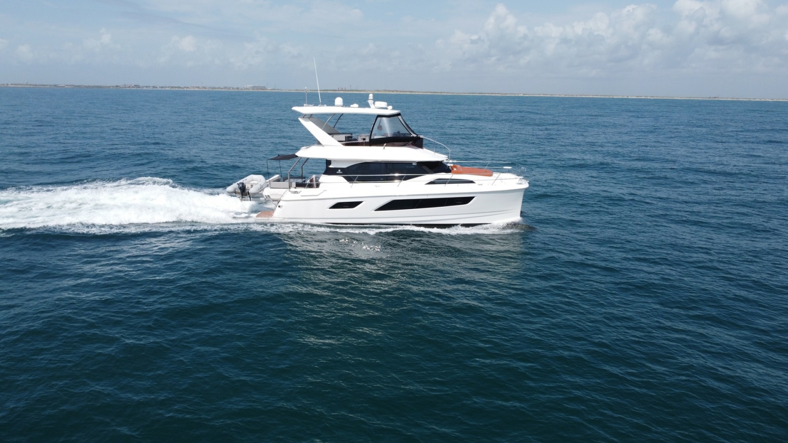 Aquila 44 CAT Cruising Side View