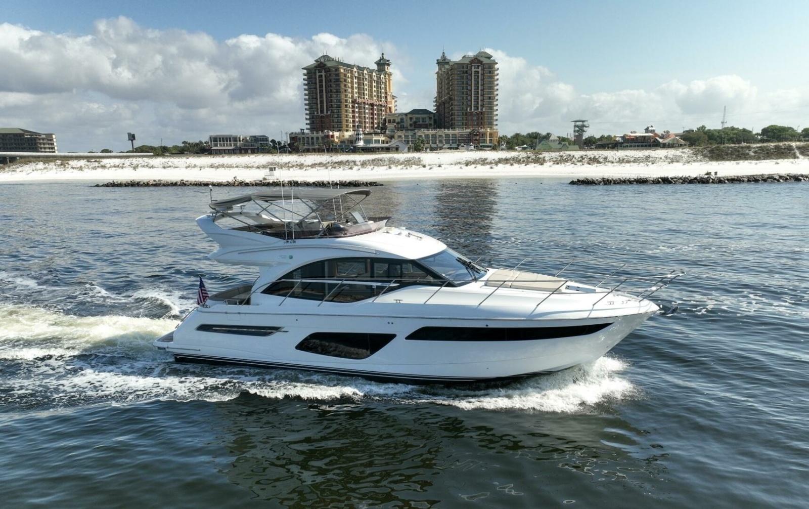 2021 Princess F50- MAKING TIME- STBD Profile