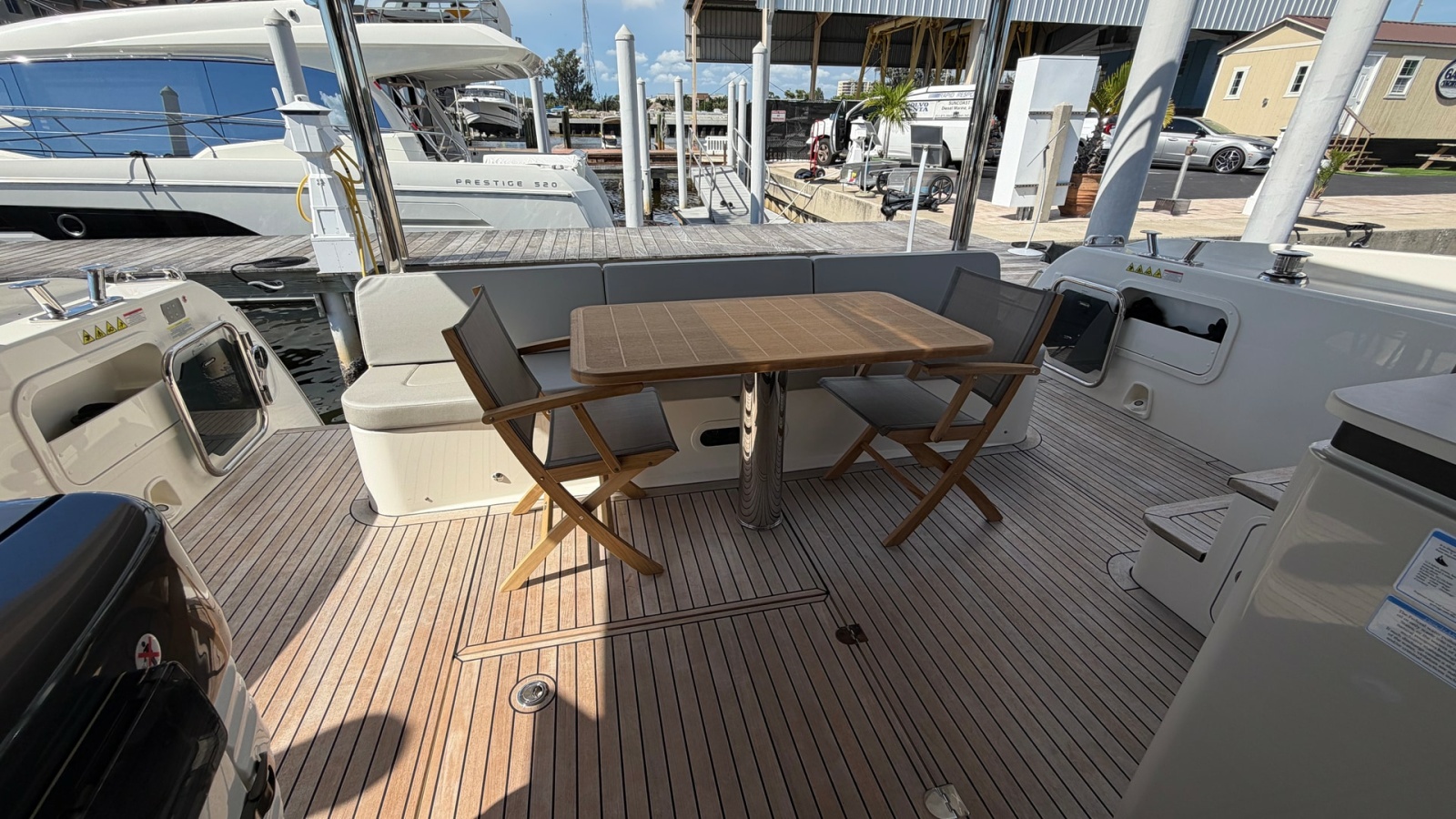Aft Deck with Dining Area