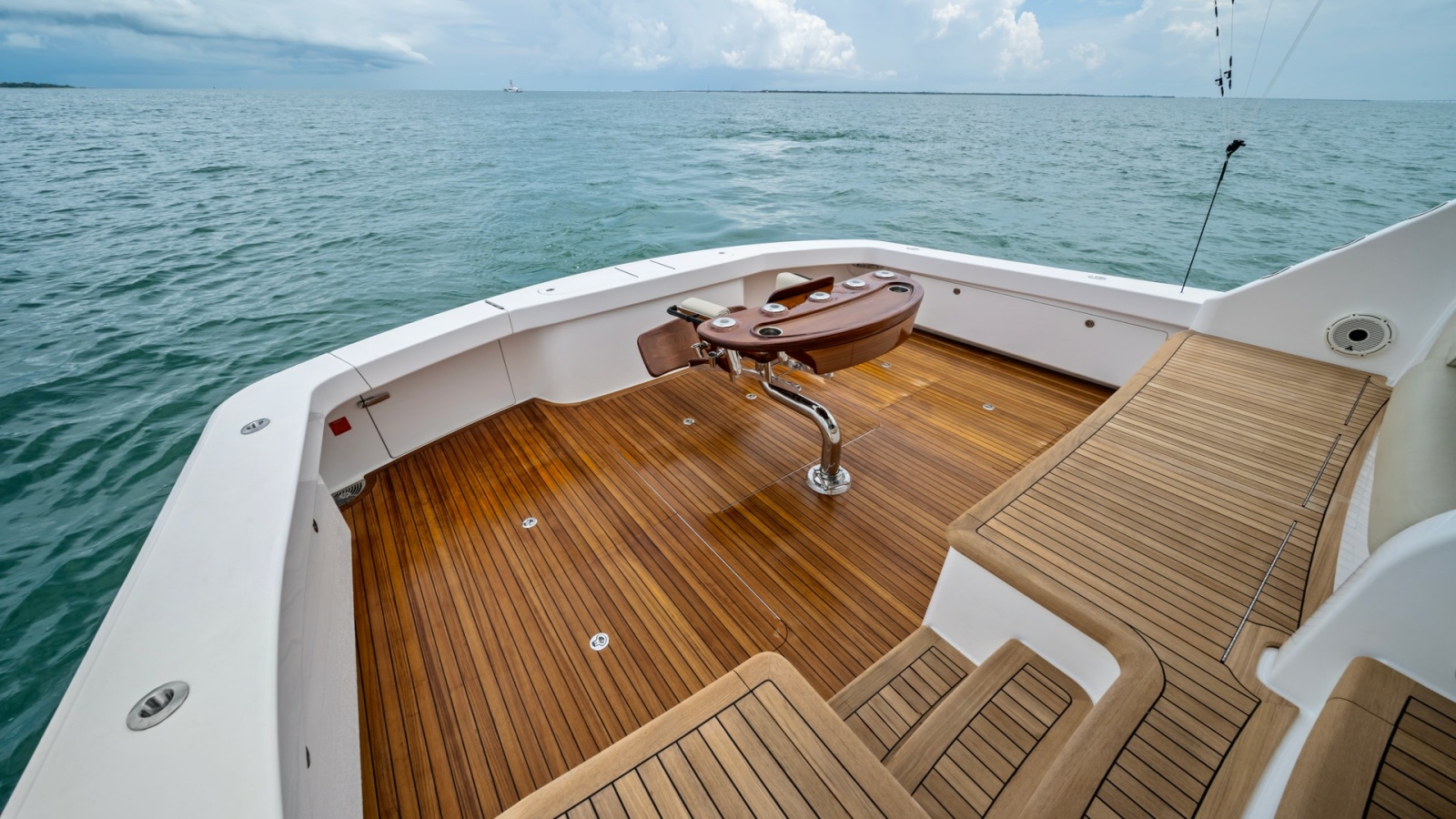 Spacious Teak Cockpit Area
