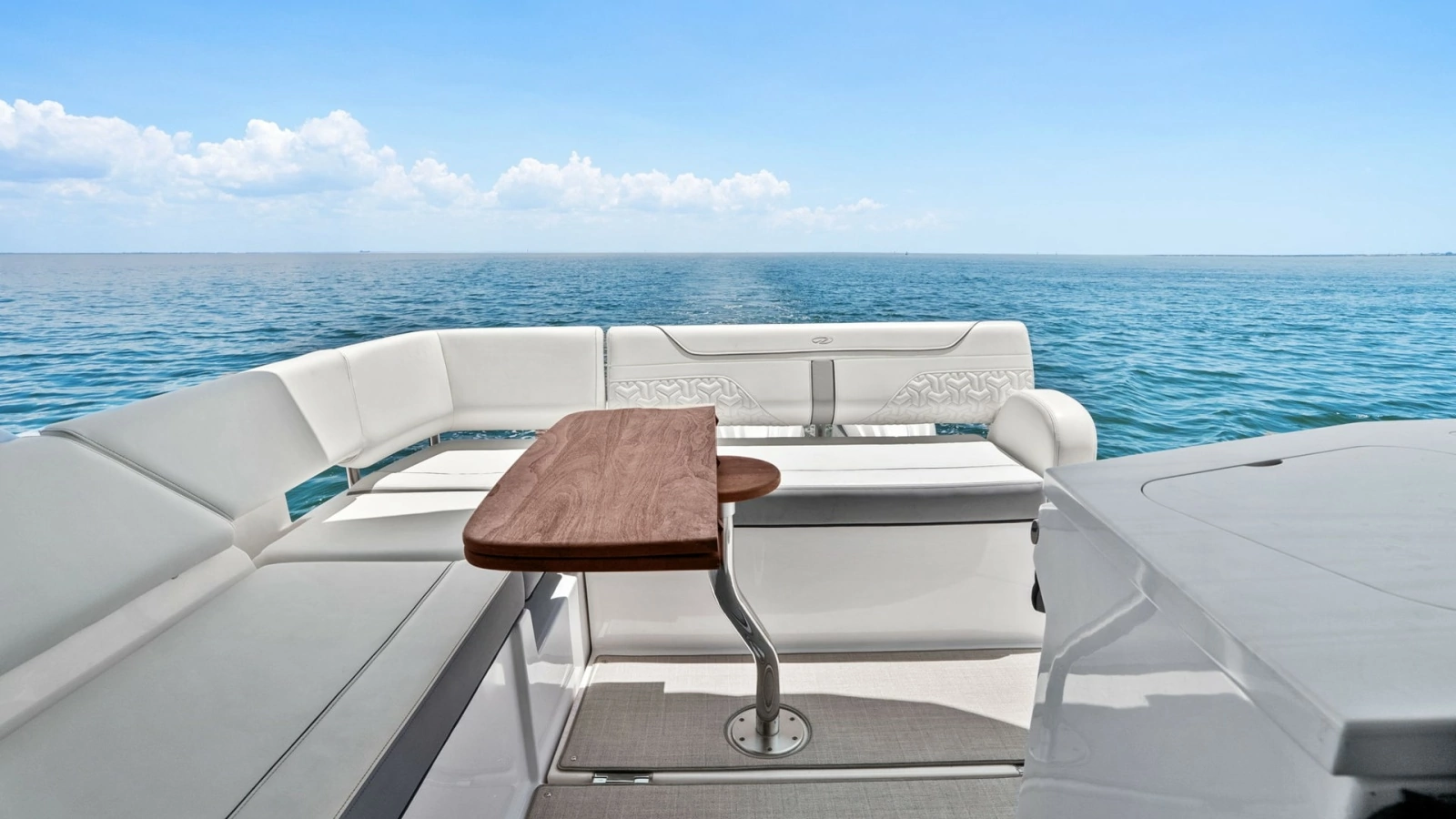 Stern Deck with Seating Area