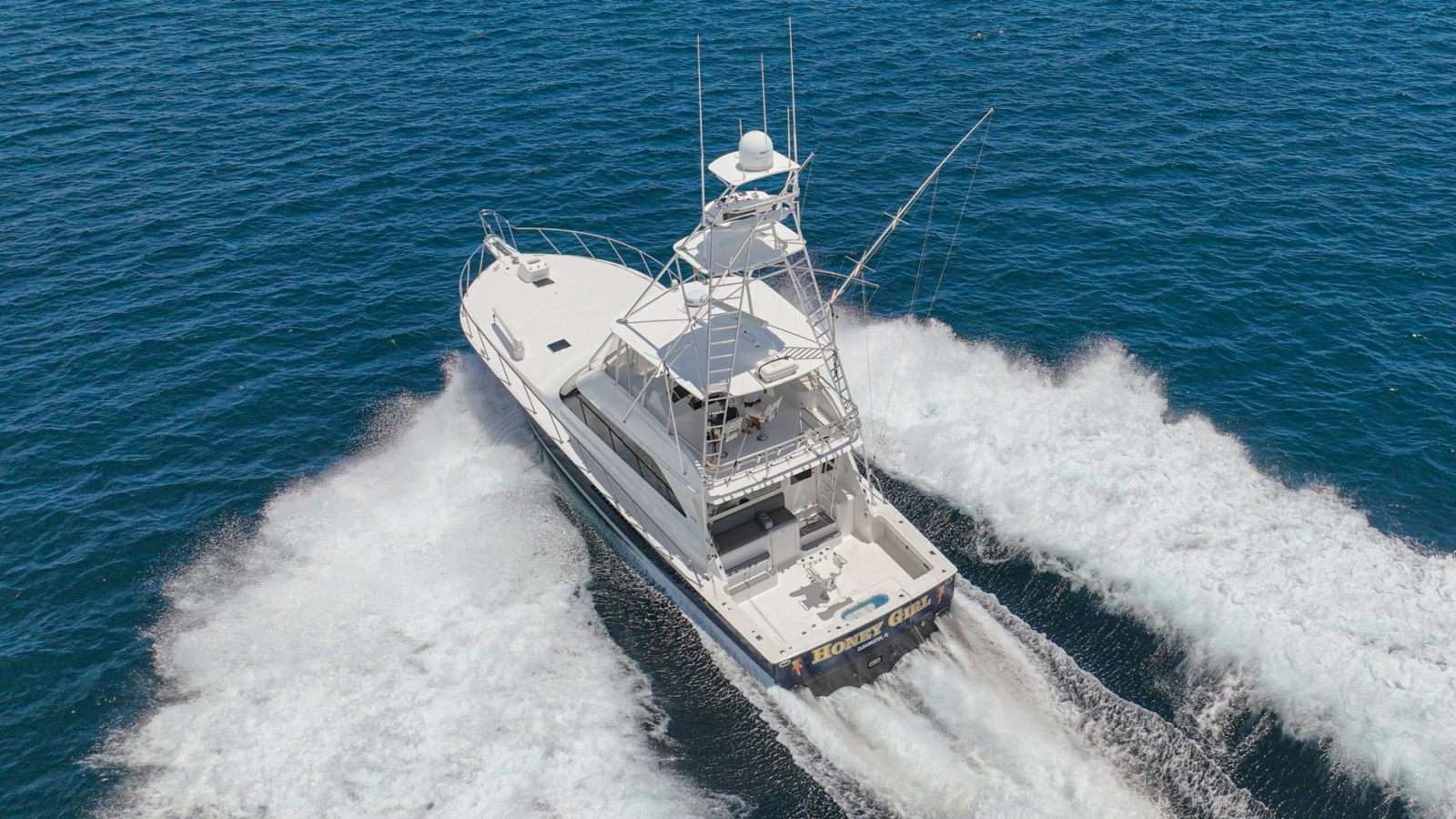 Aerial View of Aft Deck in Motion