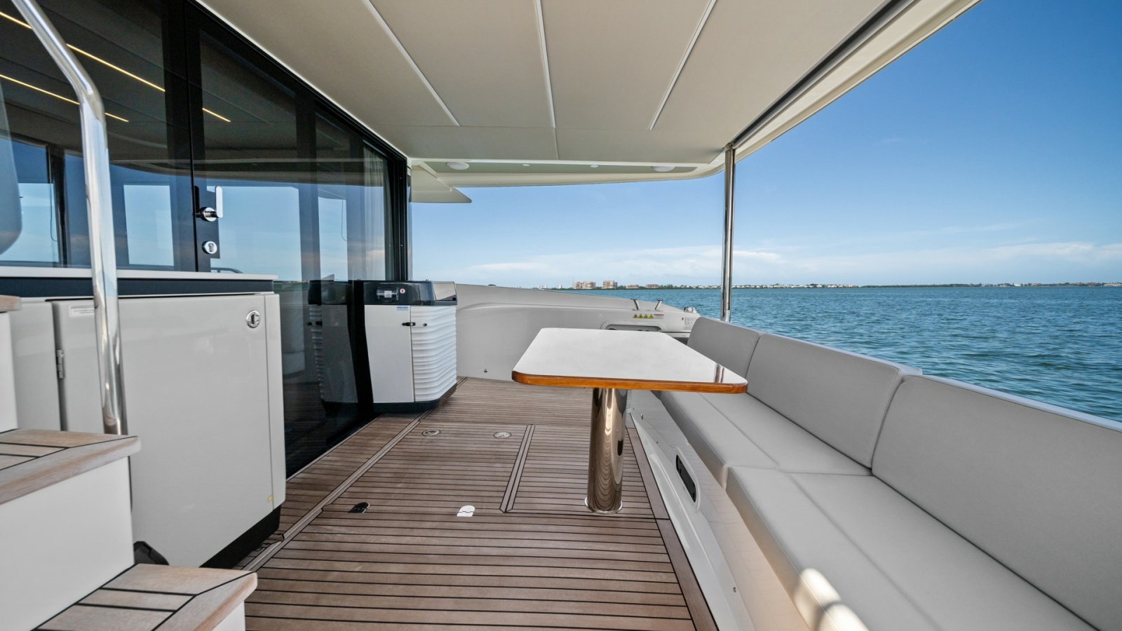 Spacious Aft Deck with Seating