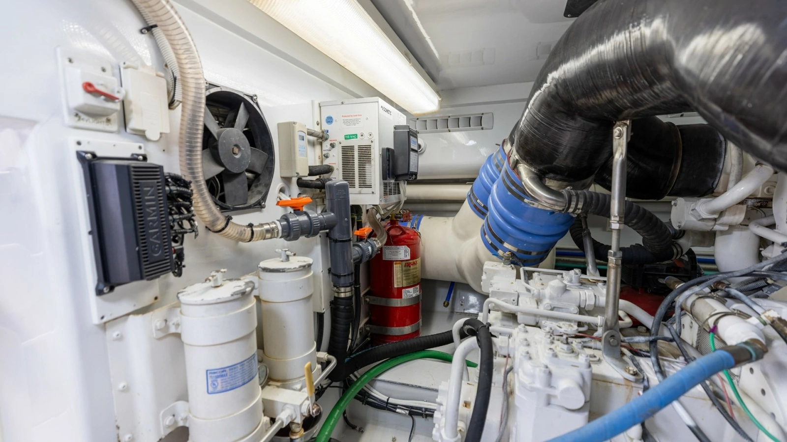 Engine Room with Modern Equipment