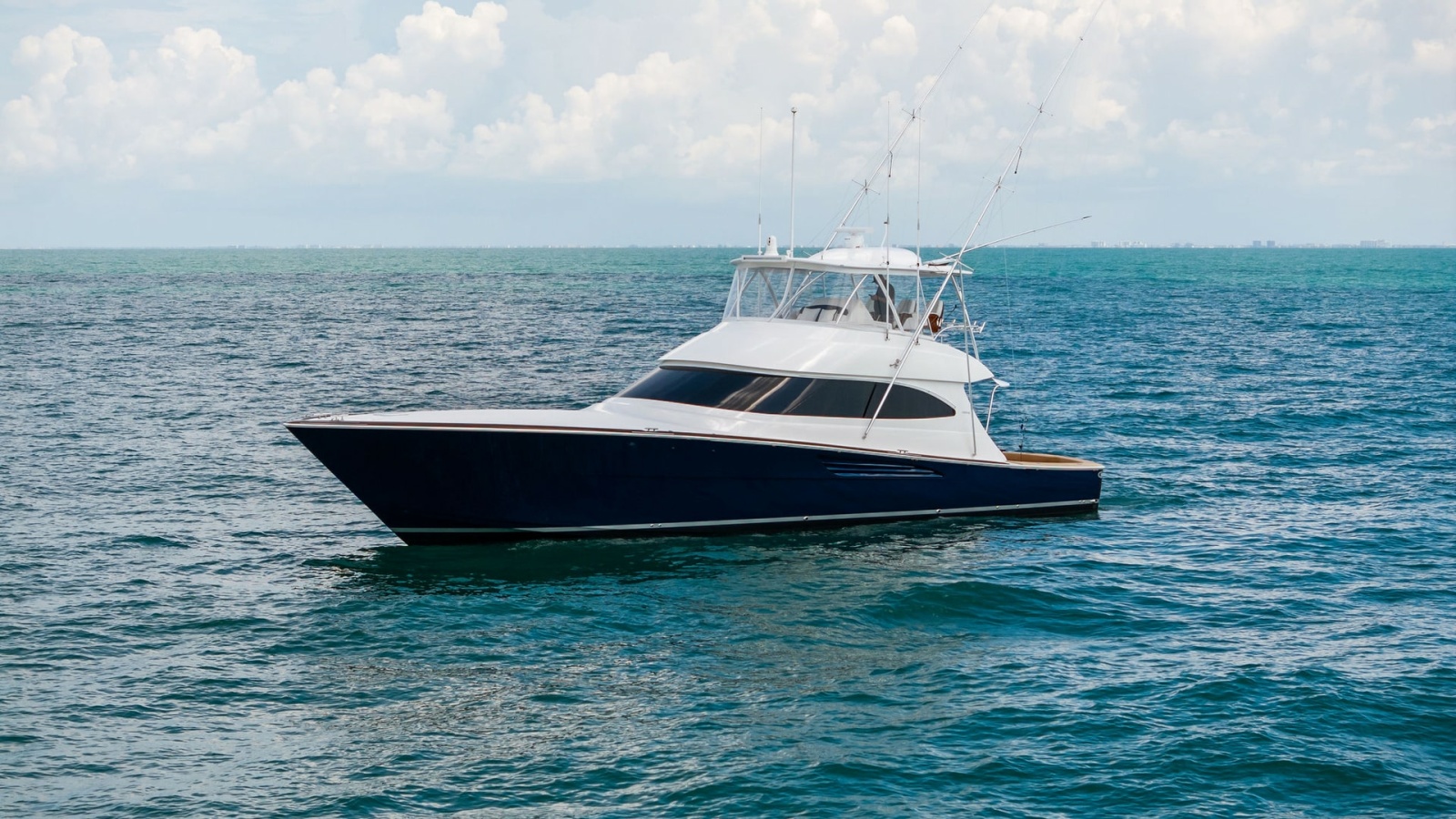 Starboard Profile of Viking 64 Convertible