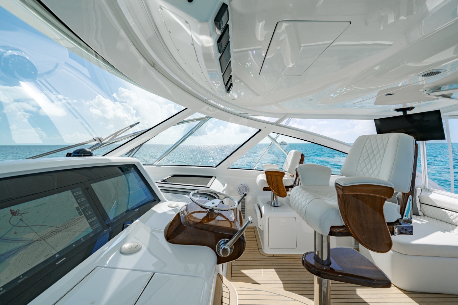 Viking 54 - REVELRY - Flybridge Helm