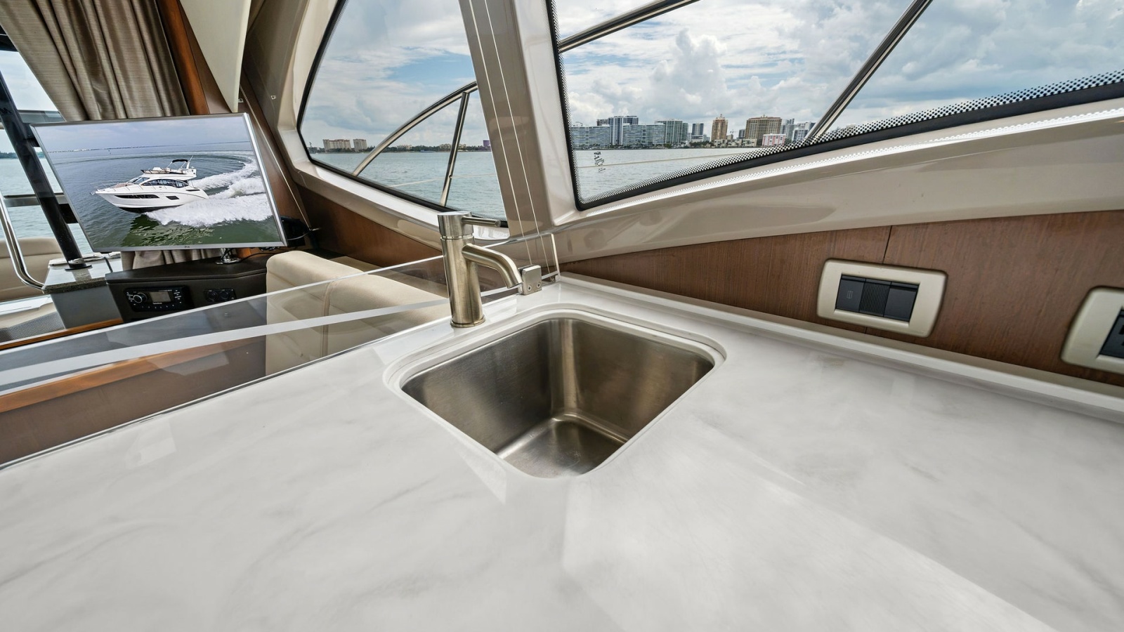 Modern Galley with Scenic Views
