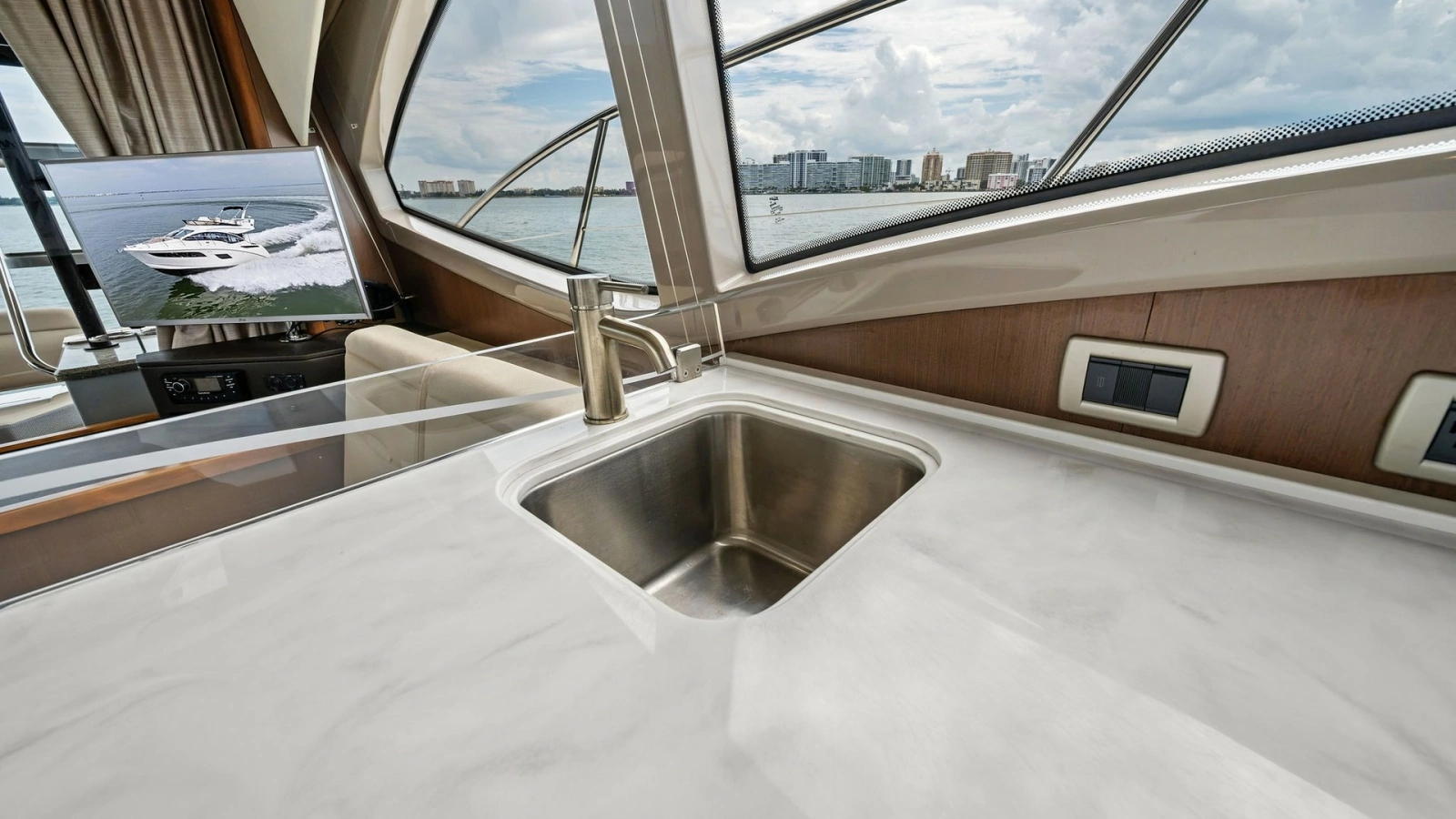 Modern Galley with Scenic Views