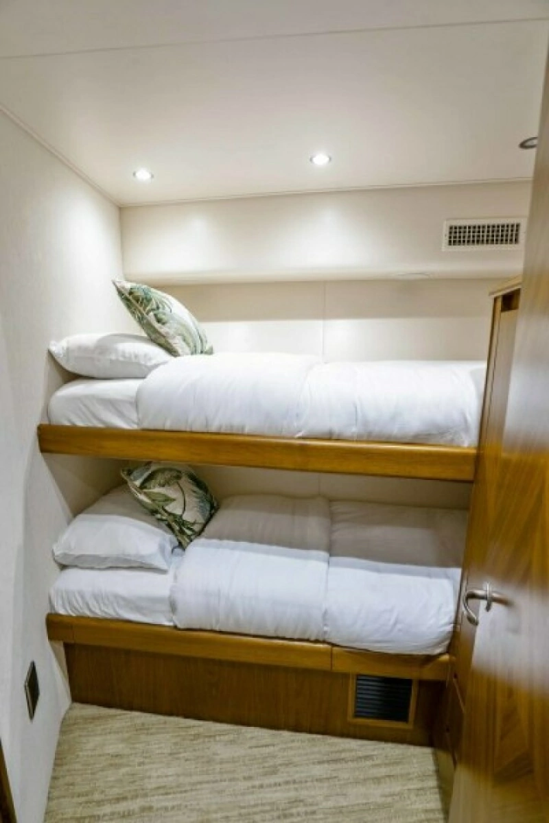 2011 Viking 70 Enclosed Bridge - Last Call - Guest Stateroom