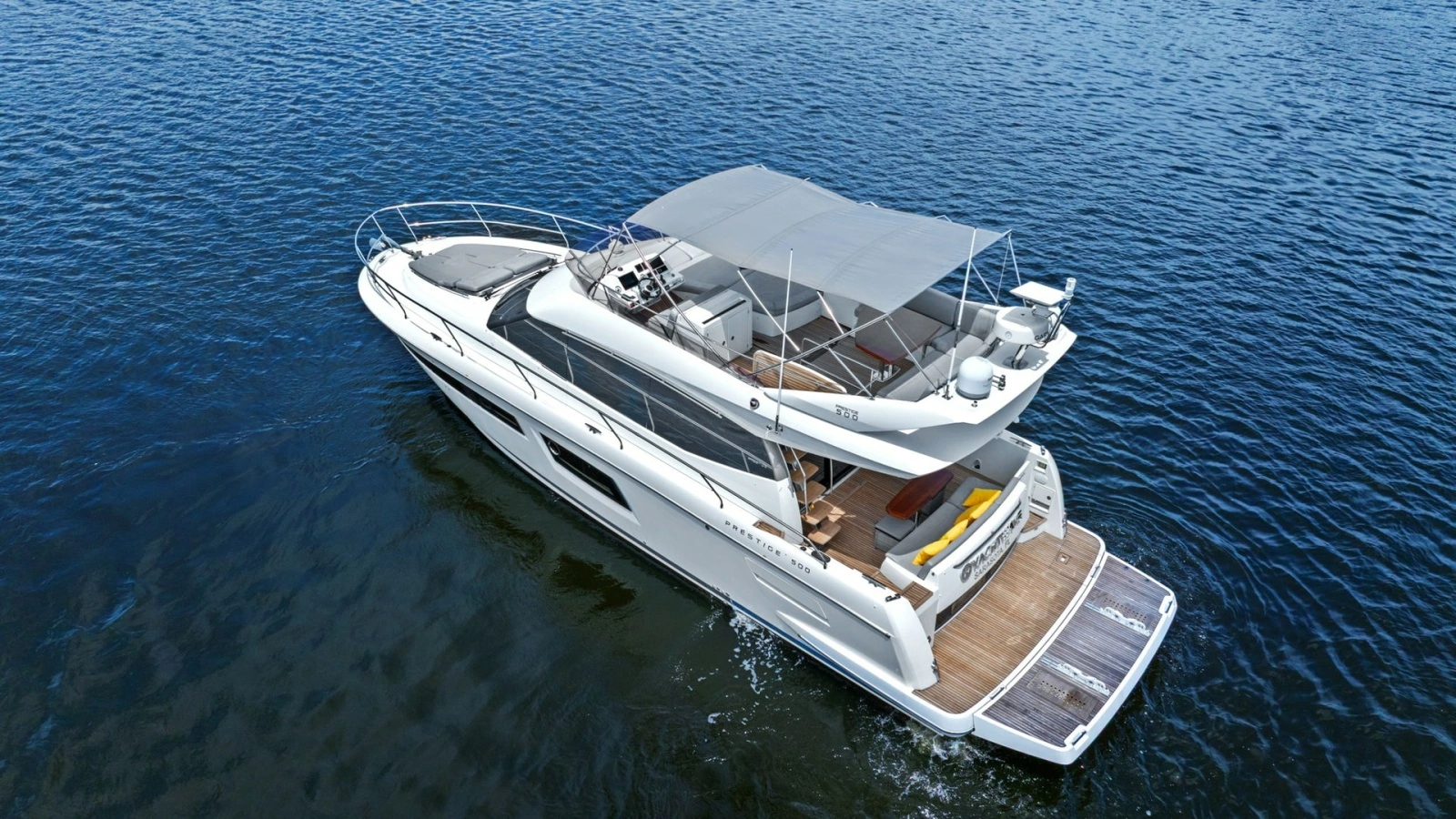 Flybridge and Aft Deck View