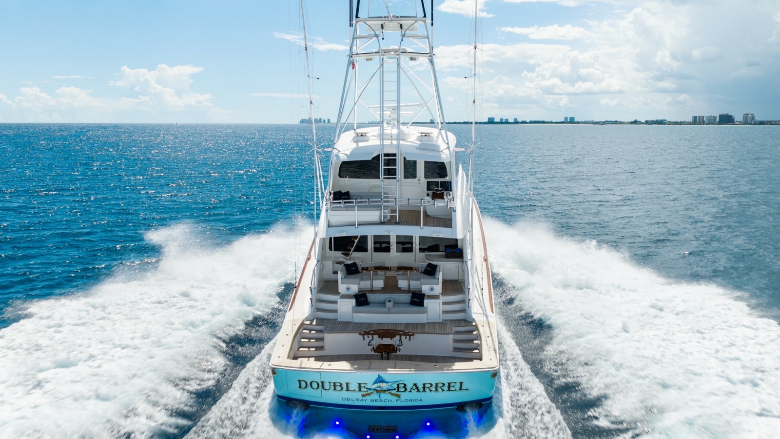 Aft View with Spacious Deck
