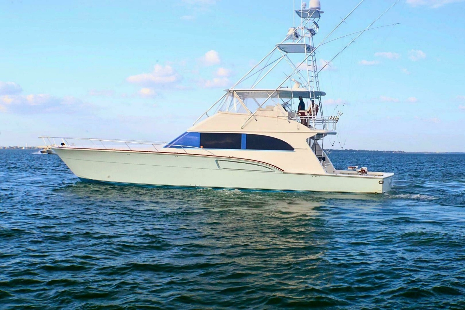 2001 Donzi 73' Sport Yacht  Port Profile