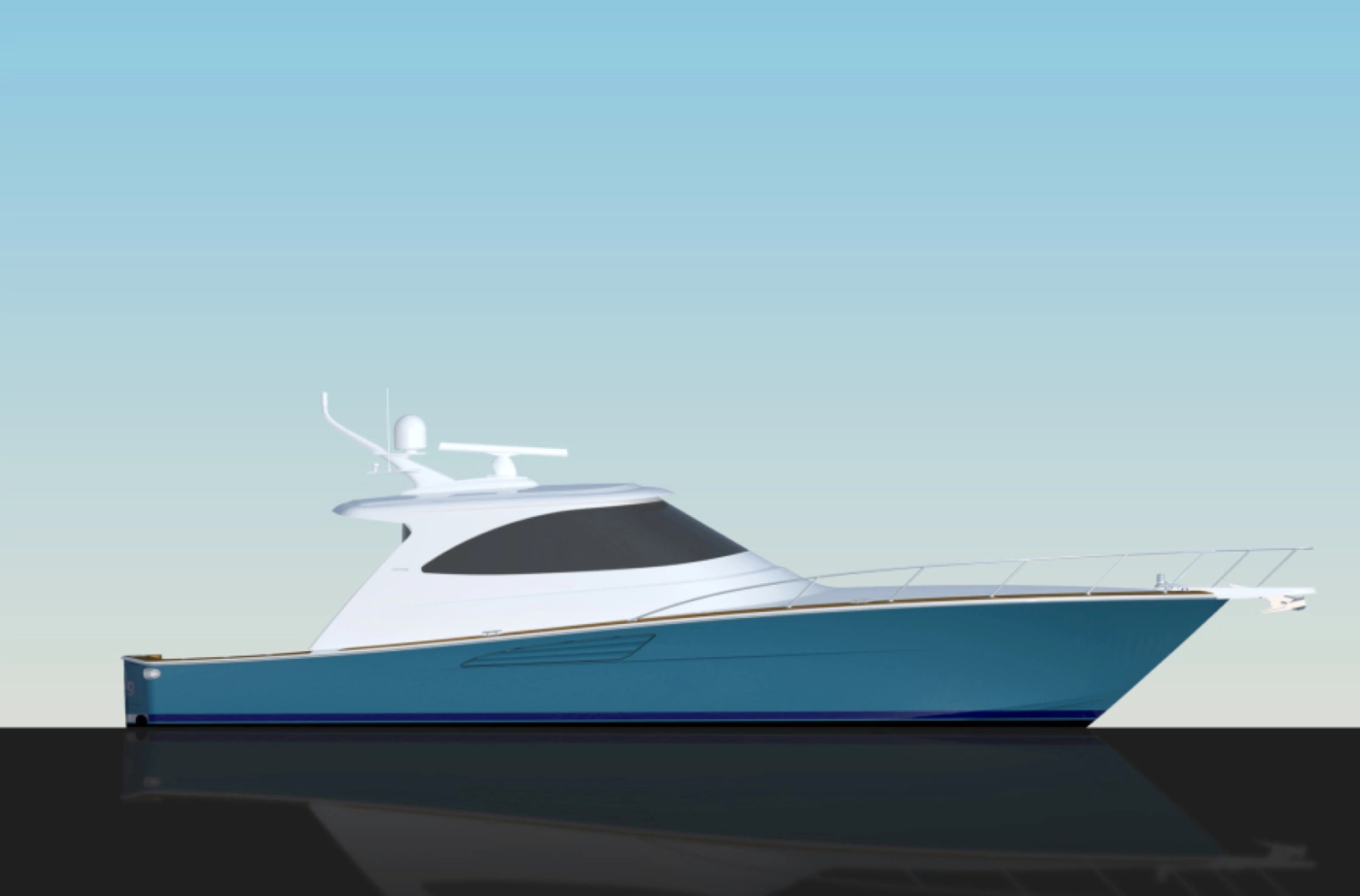 2023 Viking 54 Open Rendering