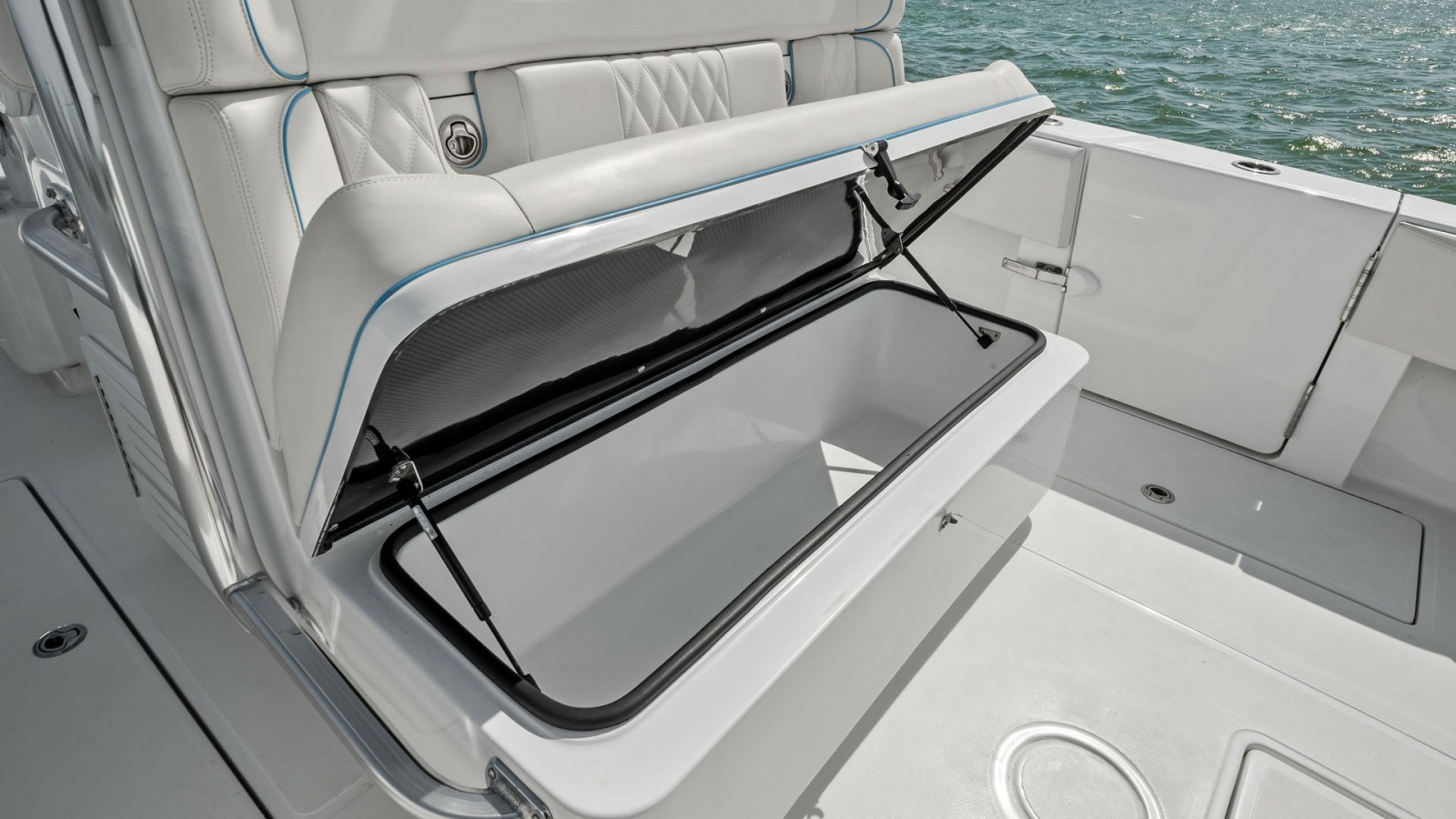 Aft Deck Seating with Storage