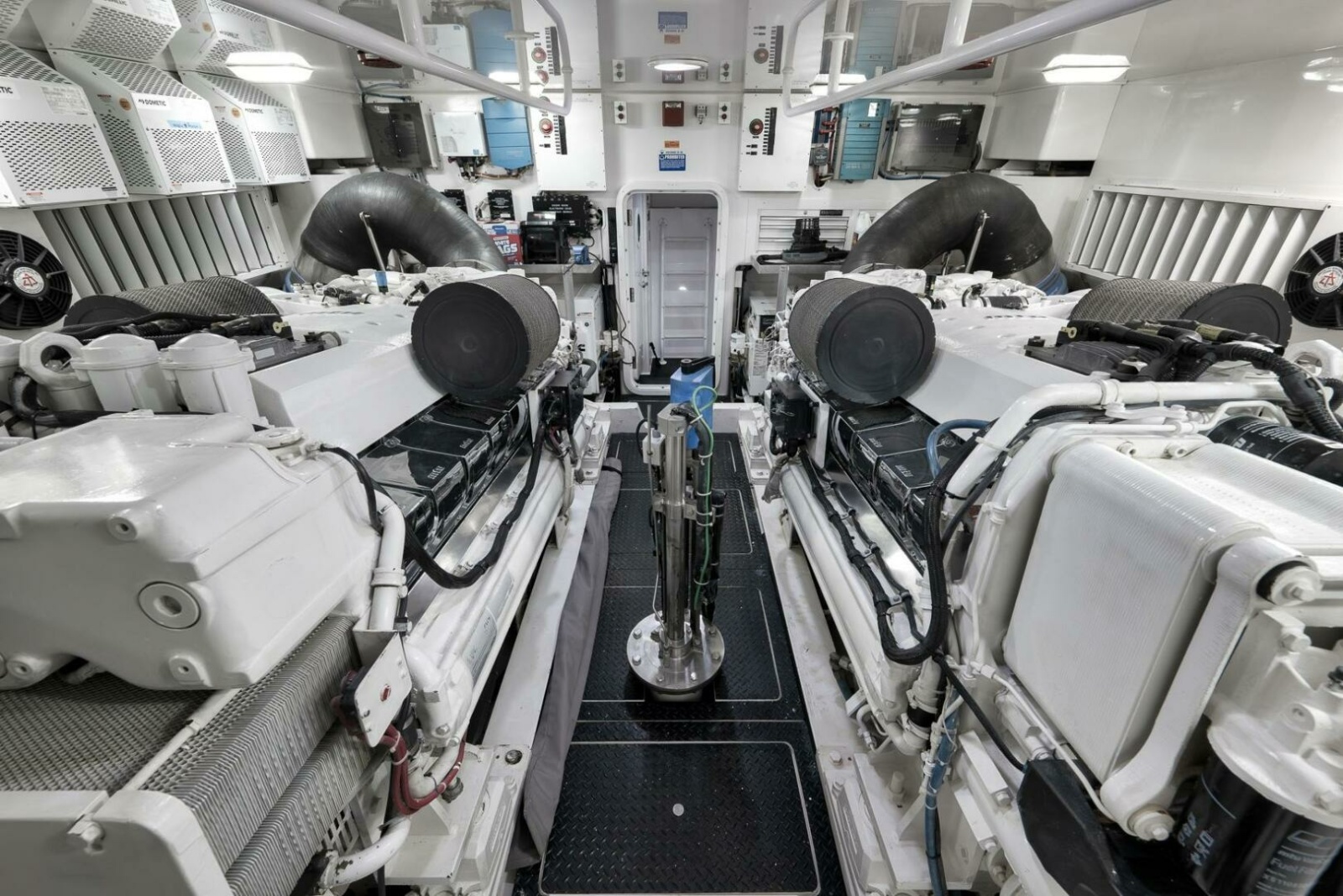 2011 Viking 76 Enclosed Bridge- TEUSEAS- Engine Room