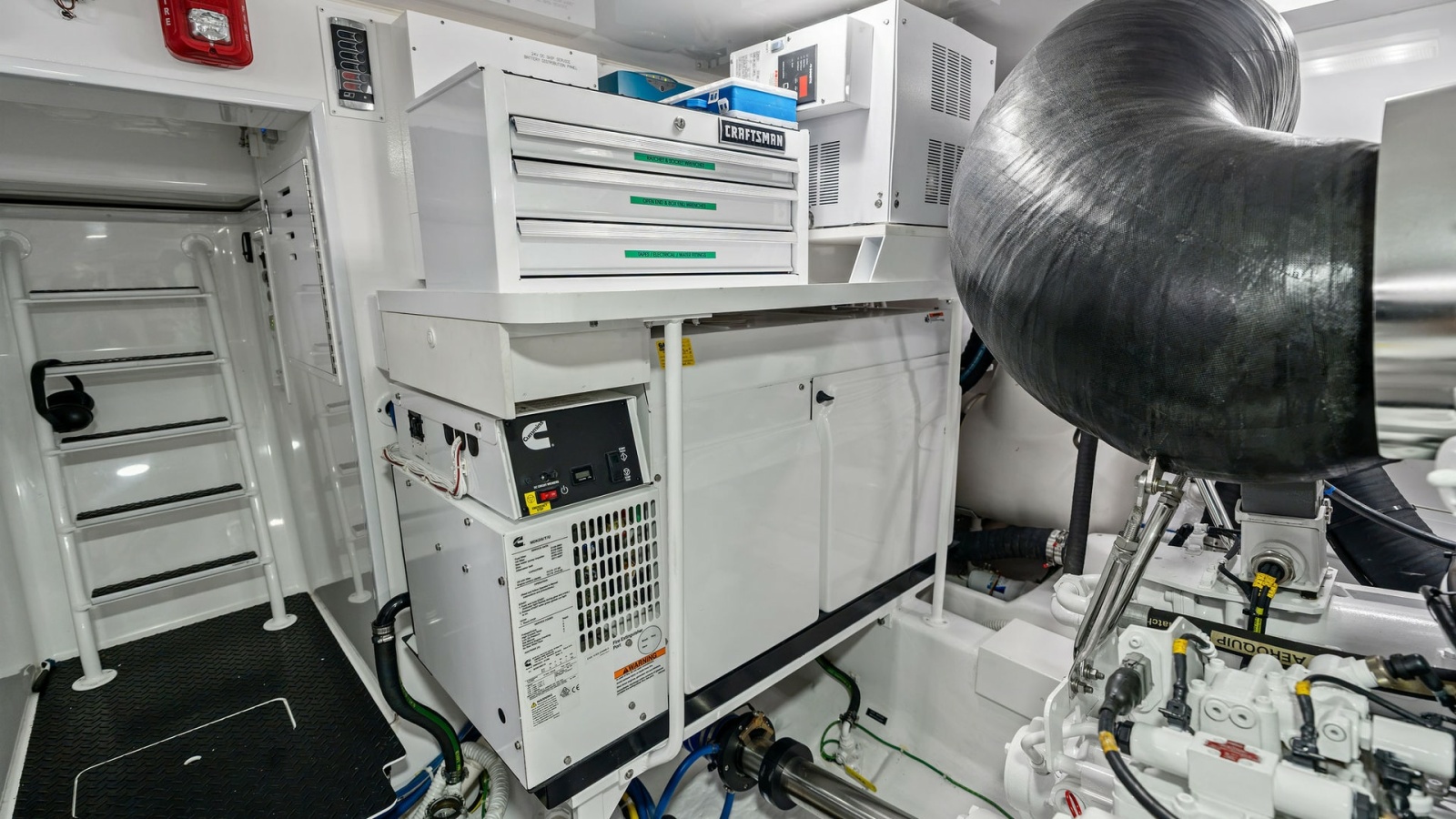 Engine Room with Generator Setup