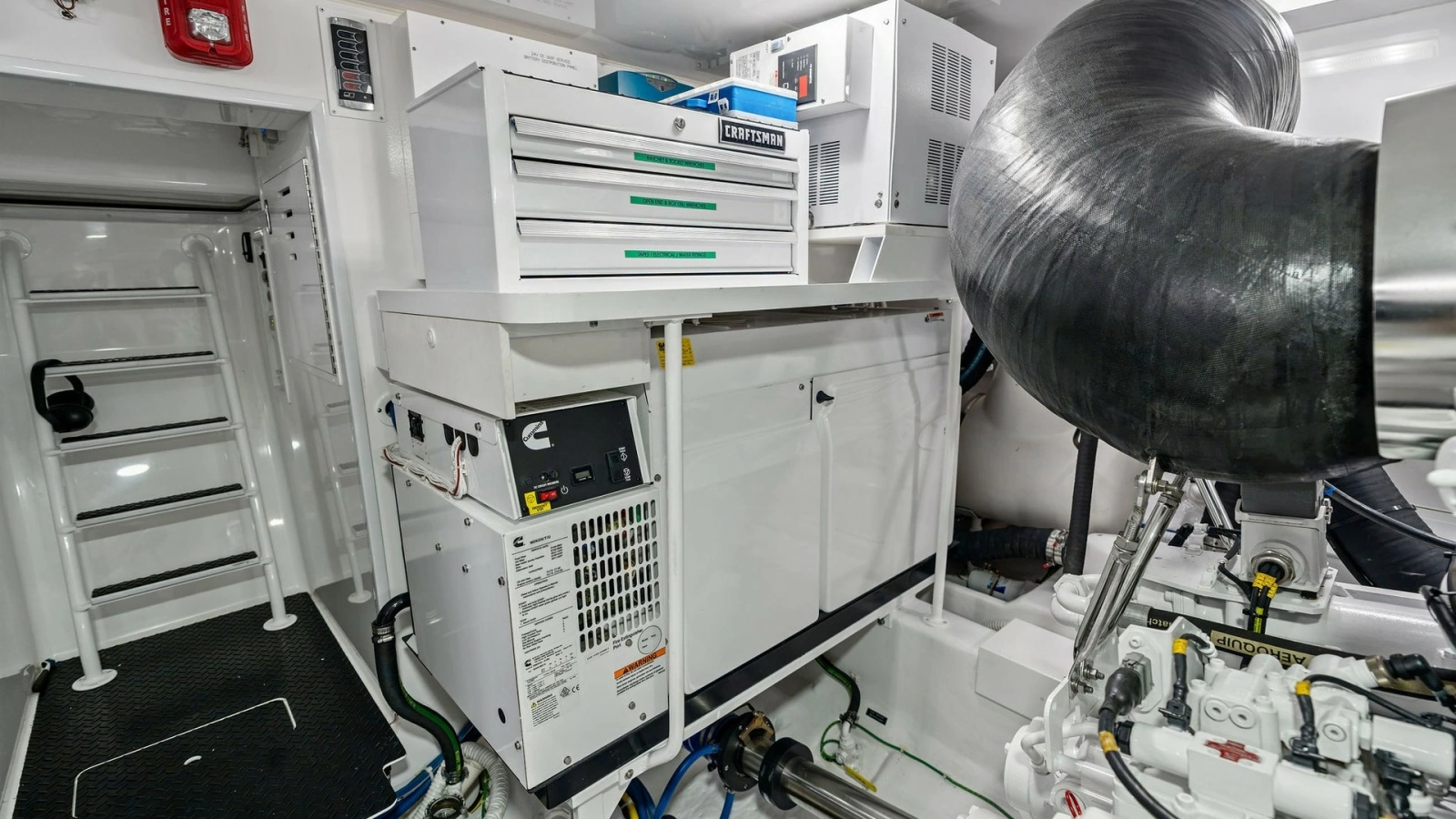 Engine Room with Generator Setup