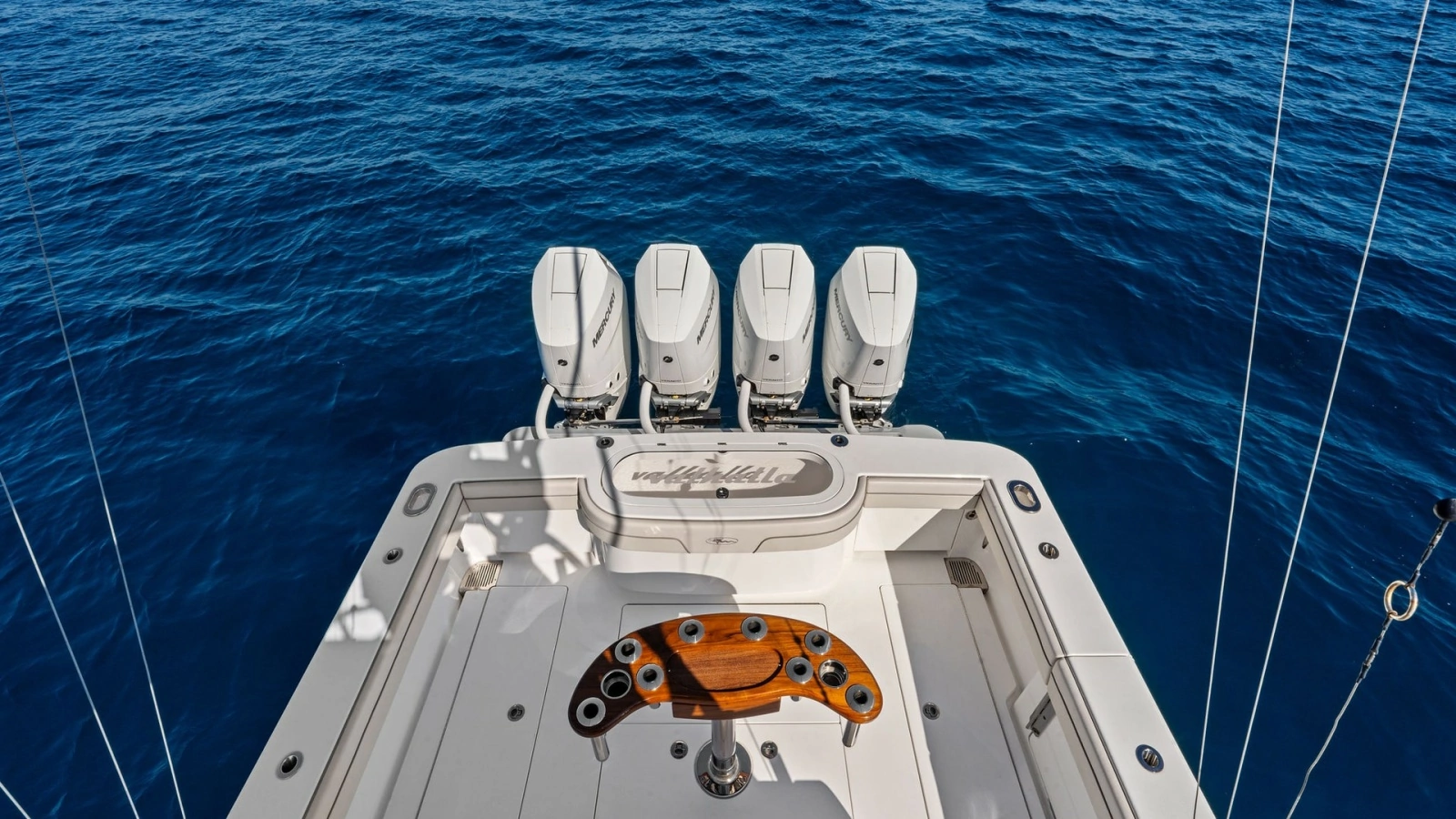 Aft Deck with Quad Outboards