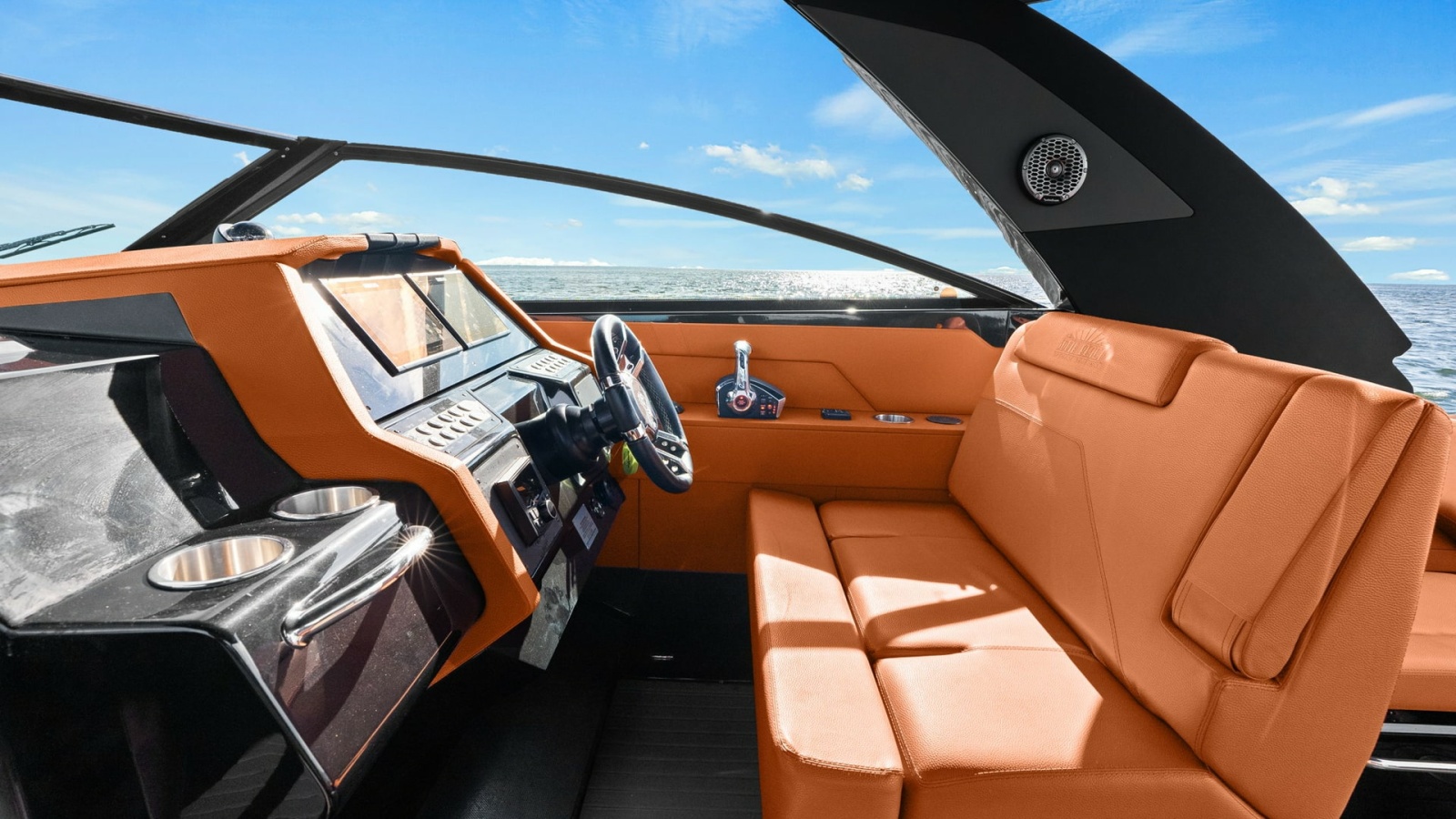Helm Station with Orange Seating