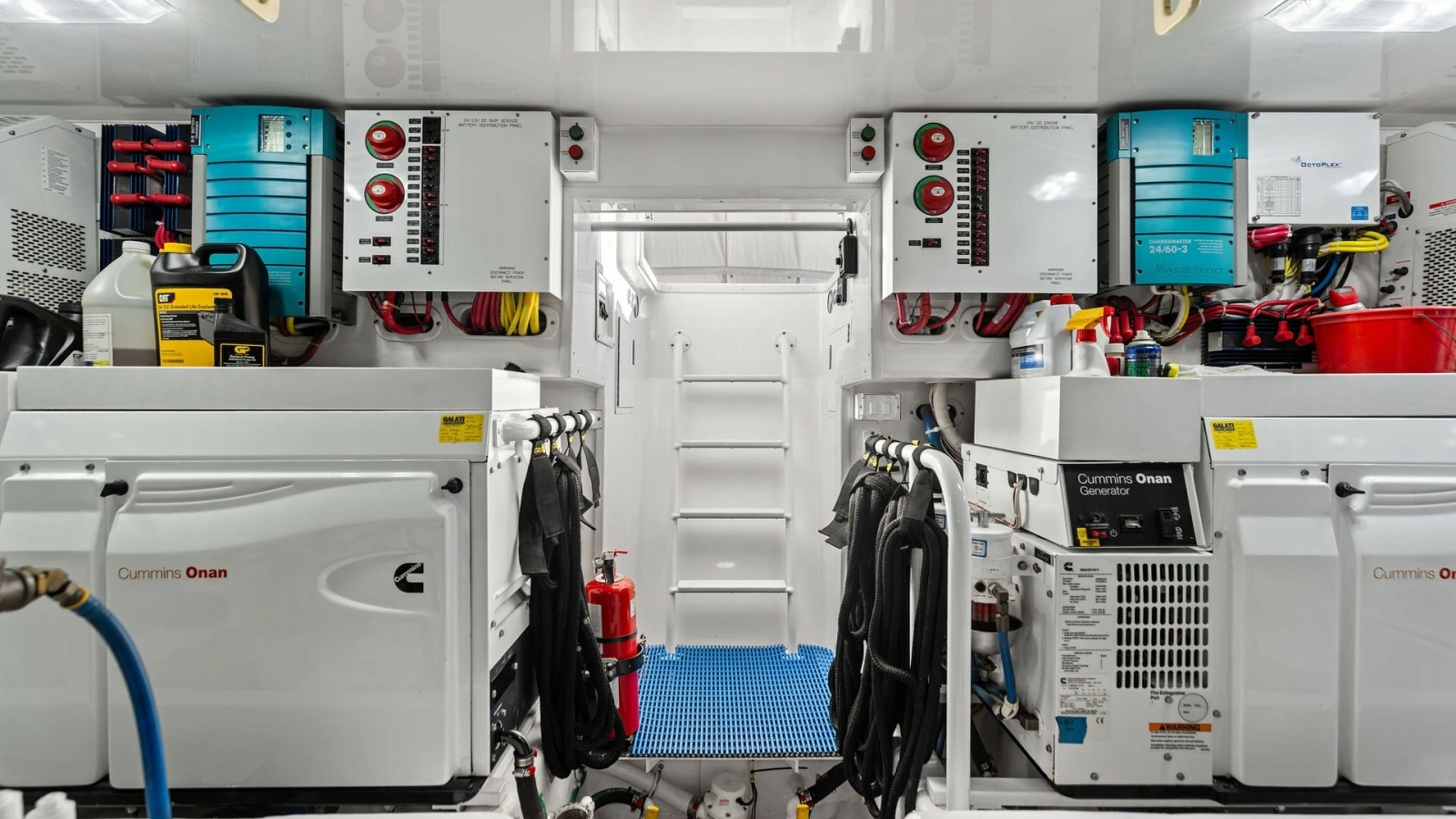 Engine Room with Electrical Panels