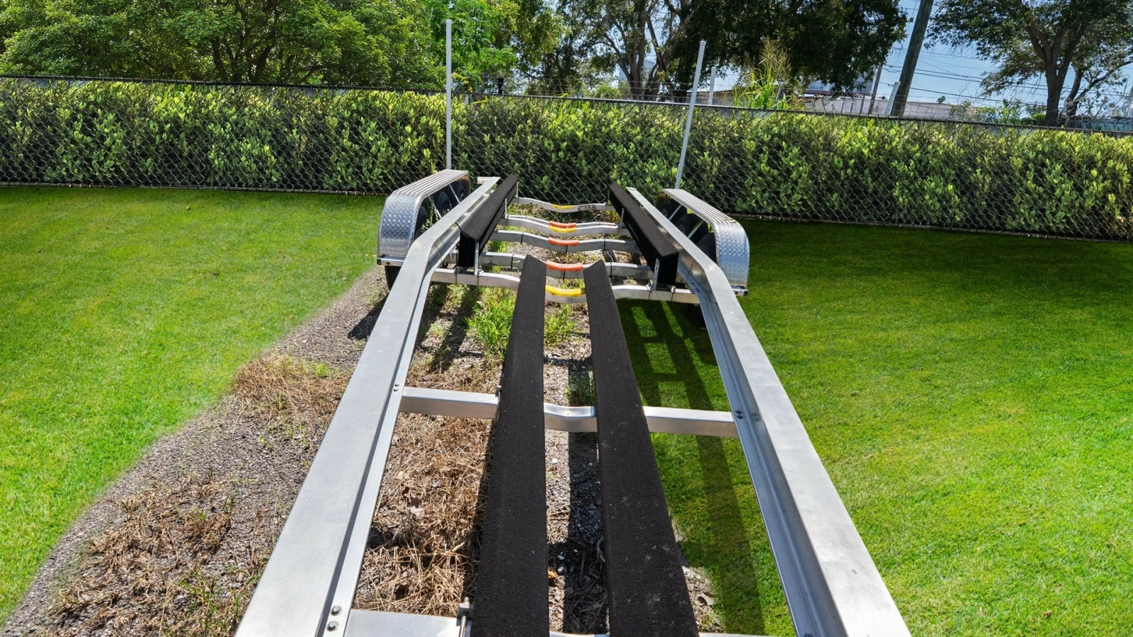 Boat Trailer with Dual Rails