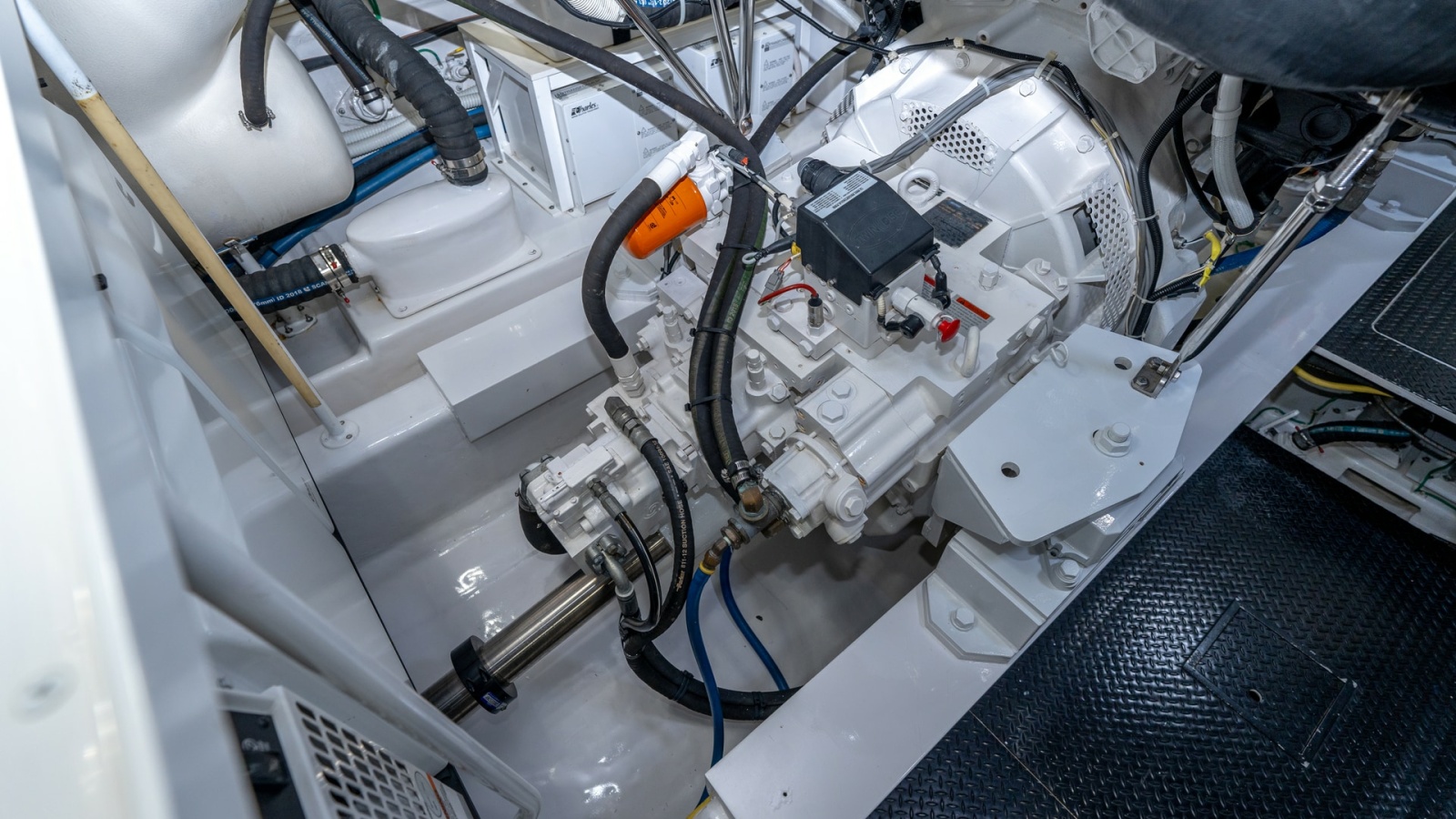 Engine Room with Transmission View
