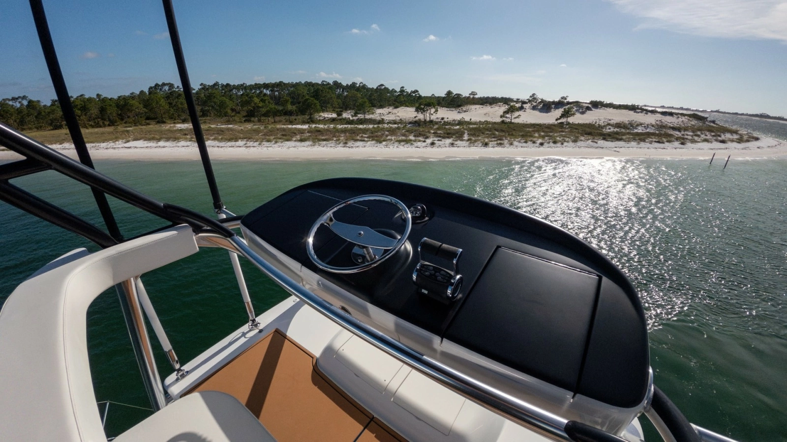 Flybridge Helm Station View