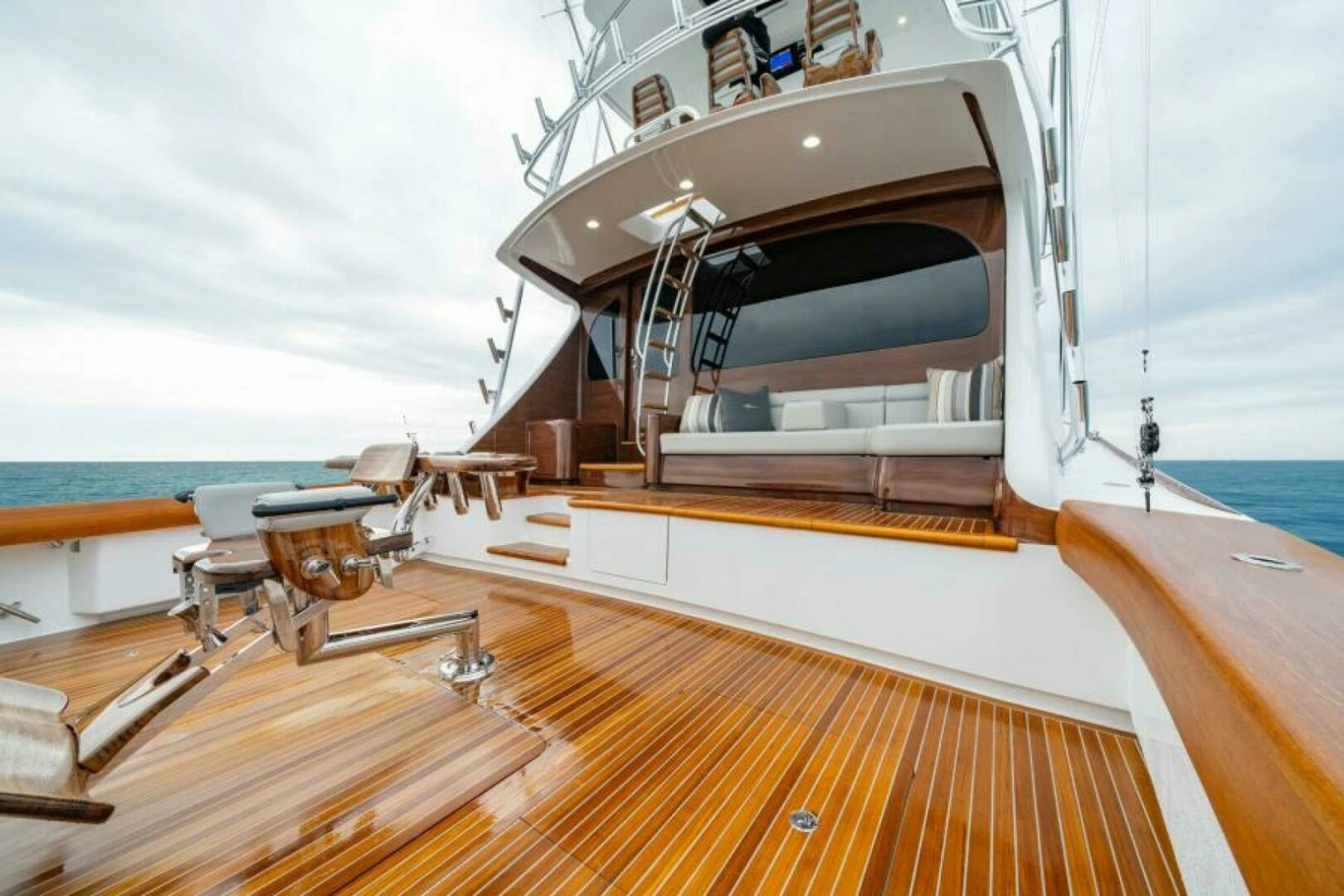 Viking 82 Convertible - Mezzanine and Cockpit