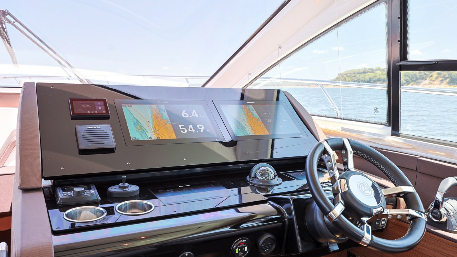 Helm Station with Navigation Display