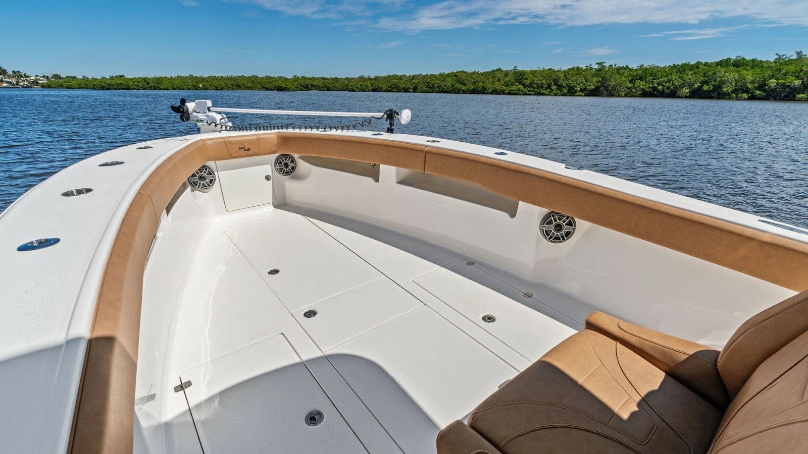 Spacious Bow Area with Seating