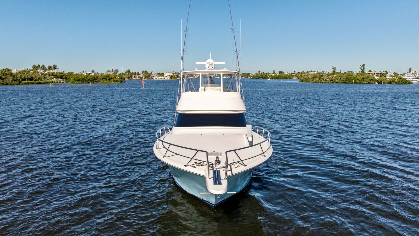Bow View of Viking 54 Convertible