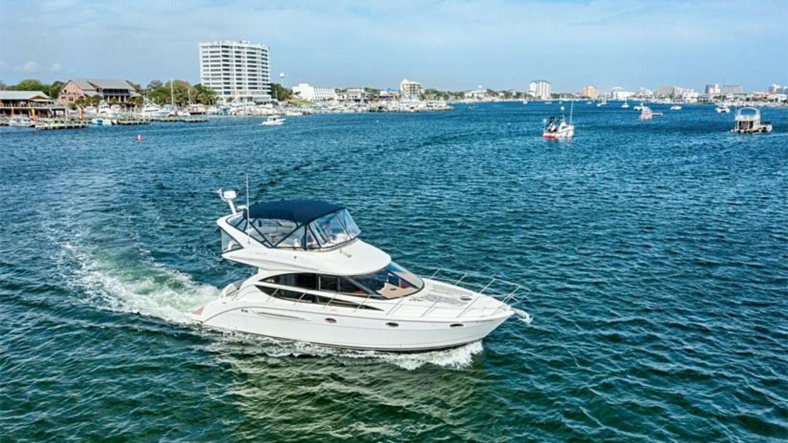 Aerial View of Meridian 391 Sedan