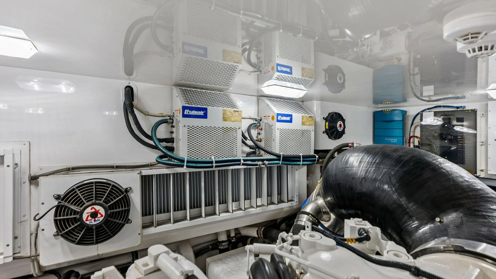 Engine Room with Mechanical Systems