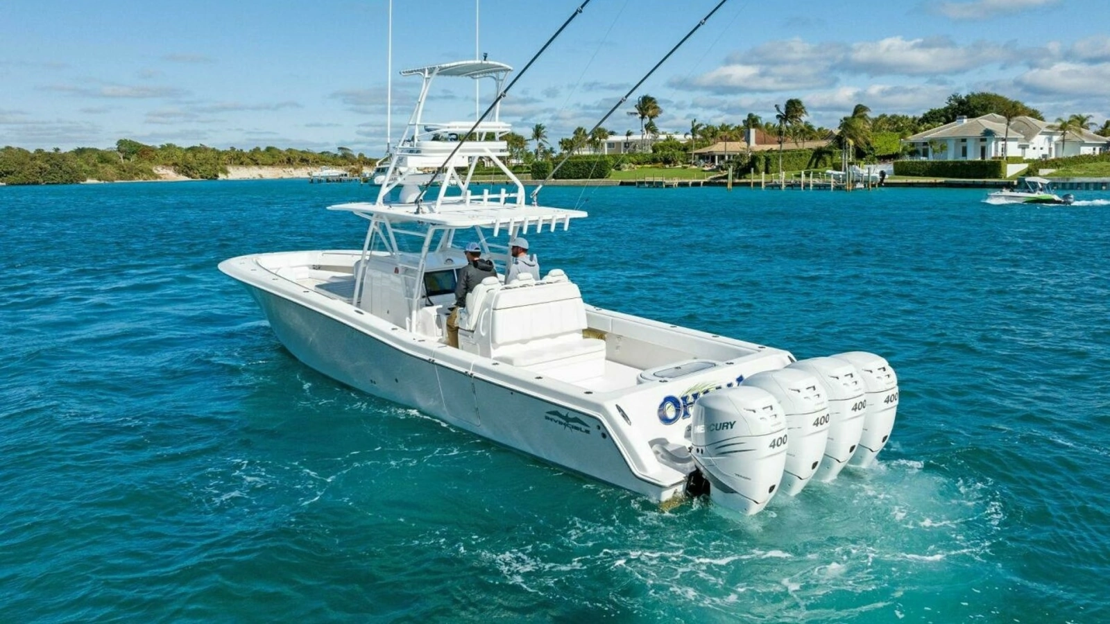 Aft View with Quad Outboards