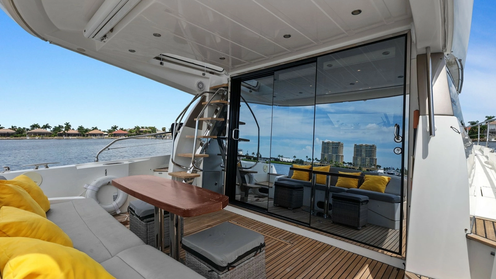 Aft Deck with Seating Area