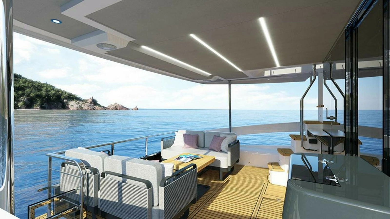 2025 53 Absolute Navetta - Cockpit