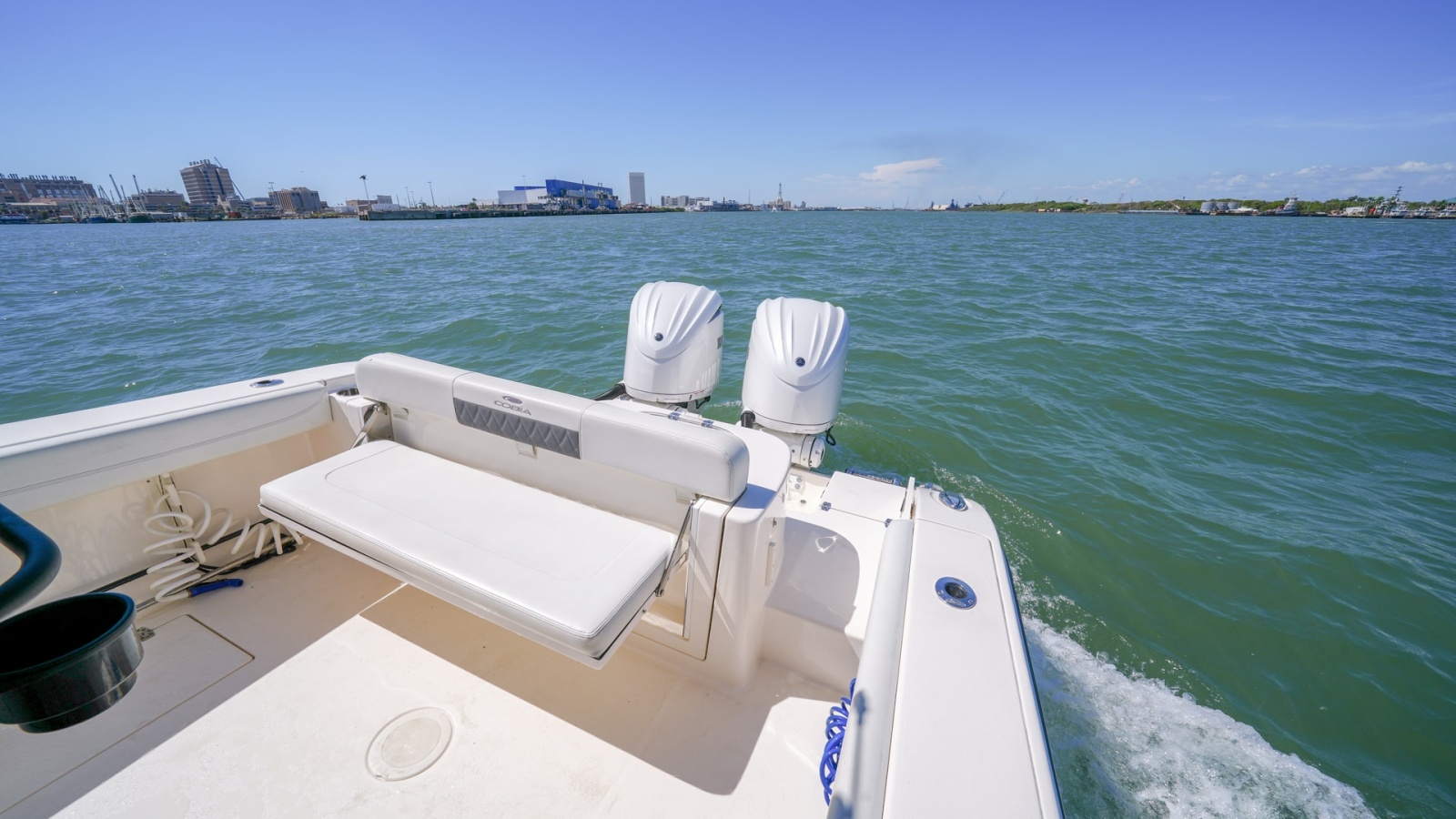Aft Deck with Twin Engines