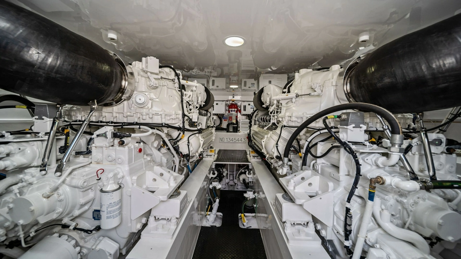 Engine Room with Dual Engines