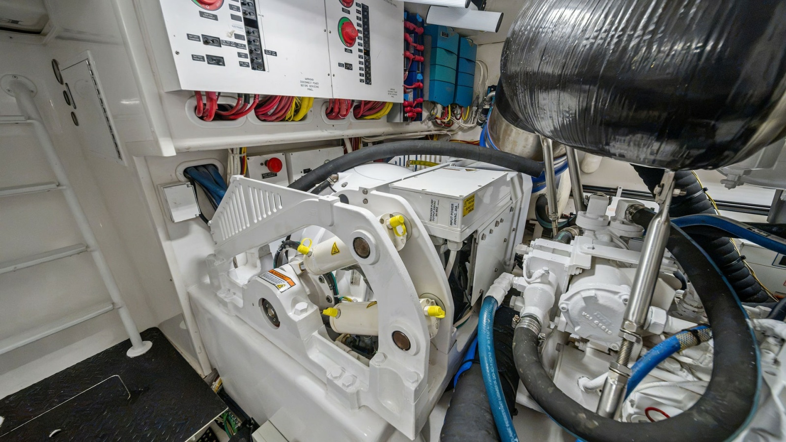 Engine Room with Control Panel