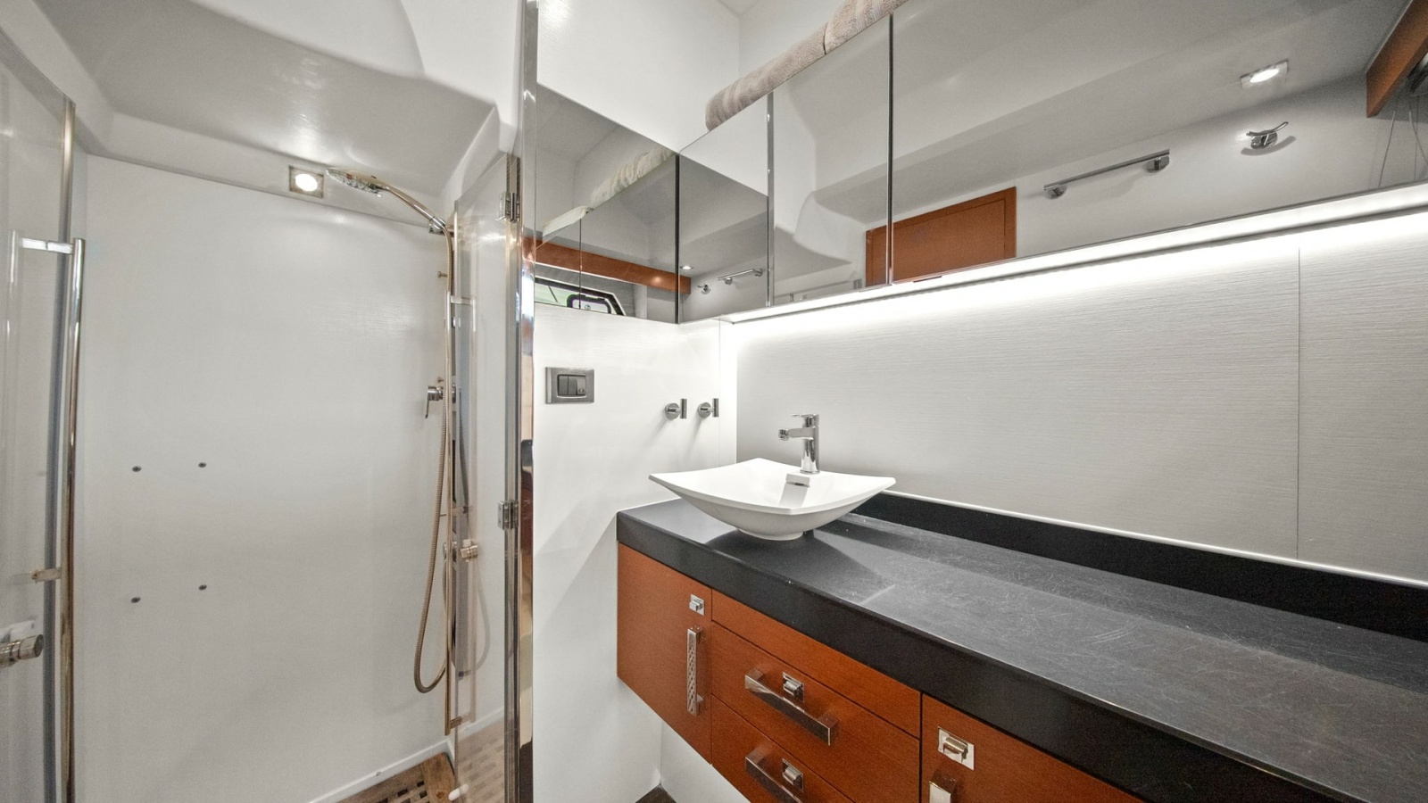 Elegant Bathroom with Modern Vanity