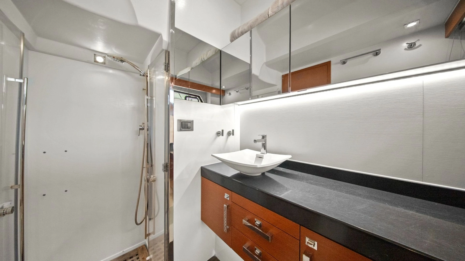 Elegant Bathroom with Modern Vanity