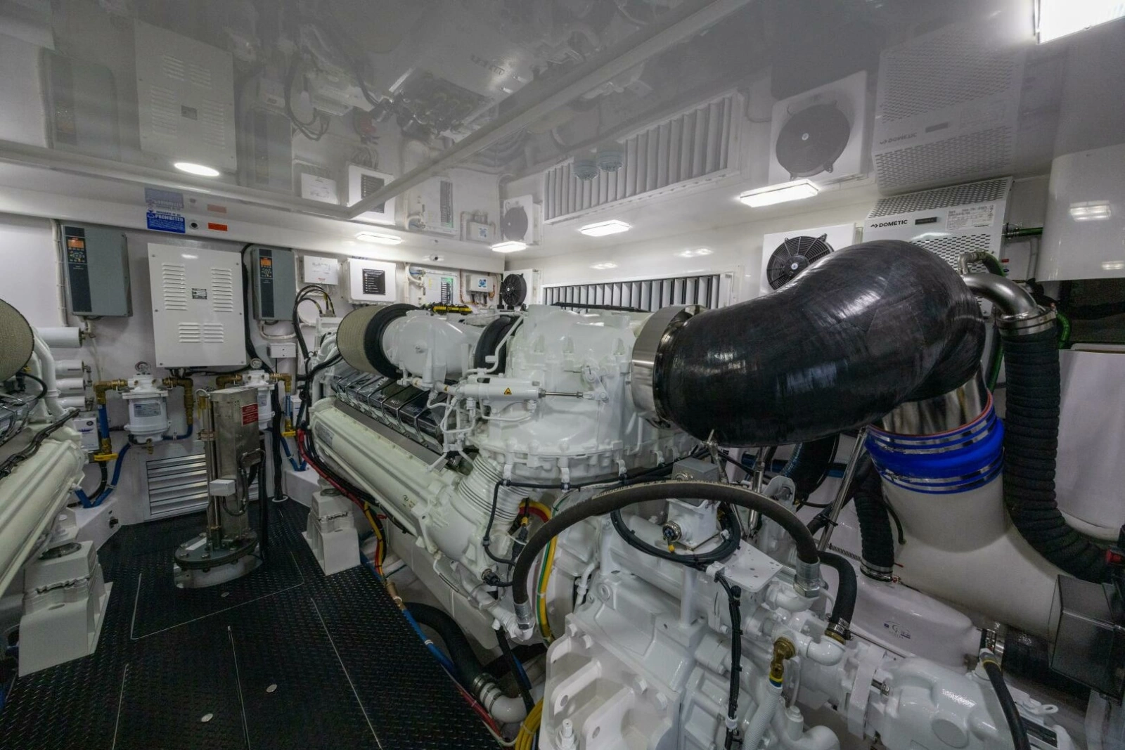 2025 82 Viking Convertible Boujie Engine Room (5)
